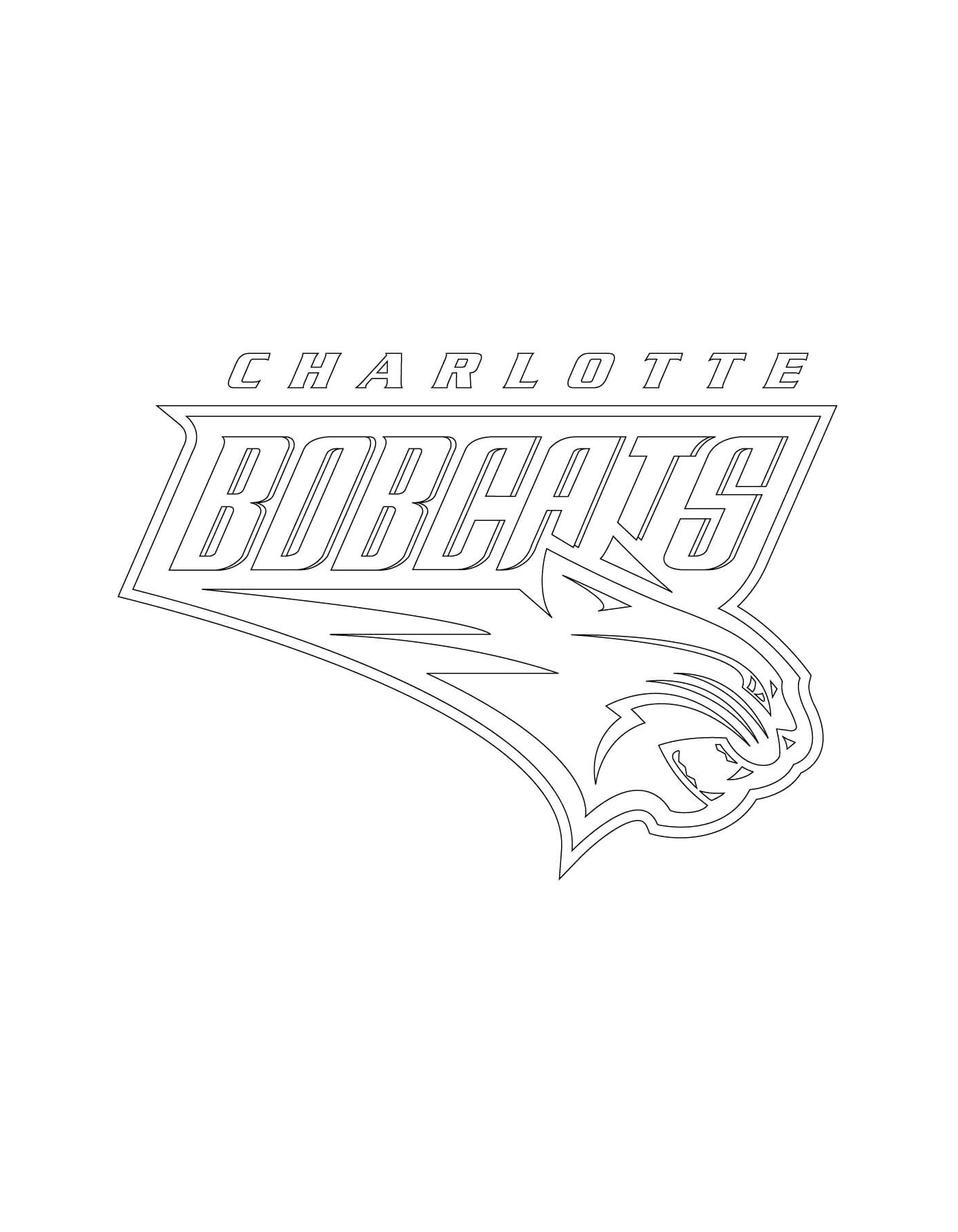  El logo de los Charlotte Bobcats de la NBA 