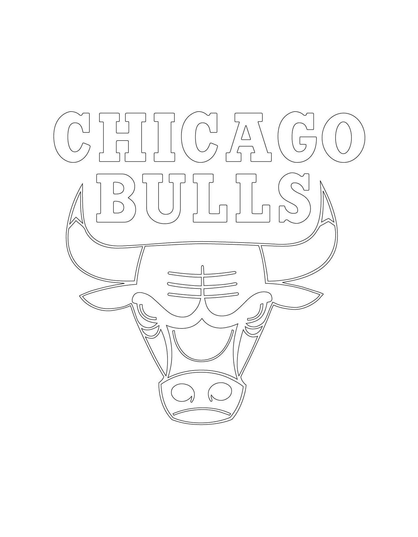  Das Logo der Chicago Bulls der NBA 