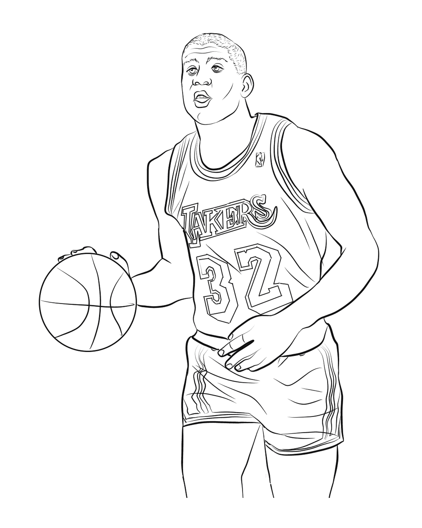  Magic Johnson, giocatore di basket 