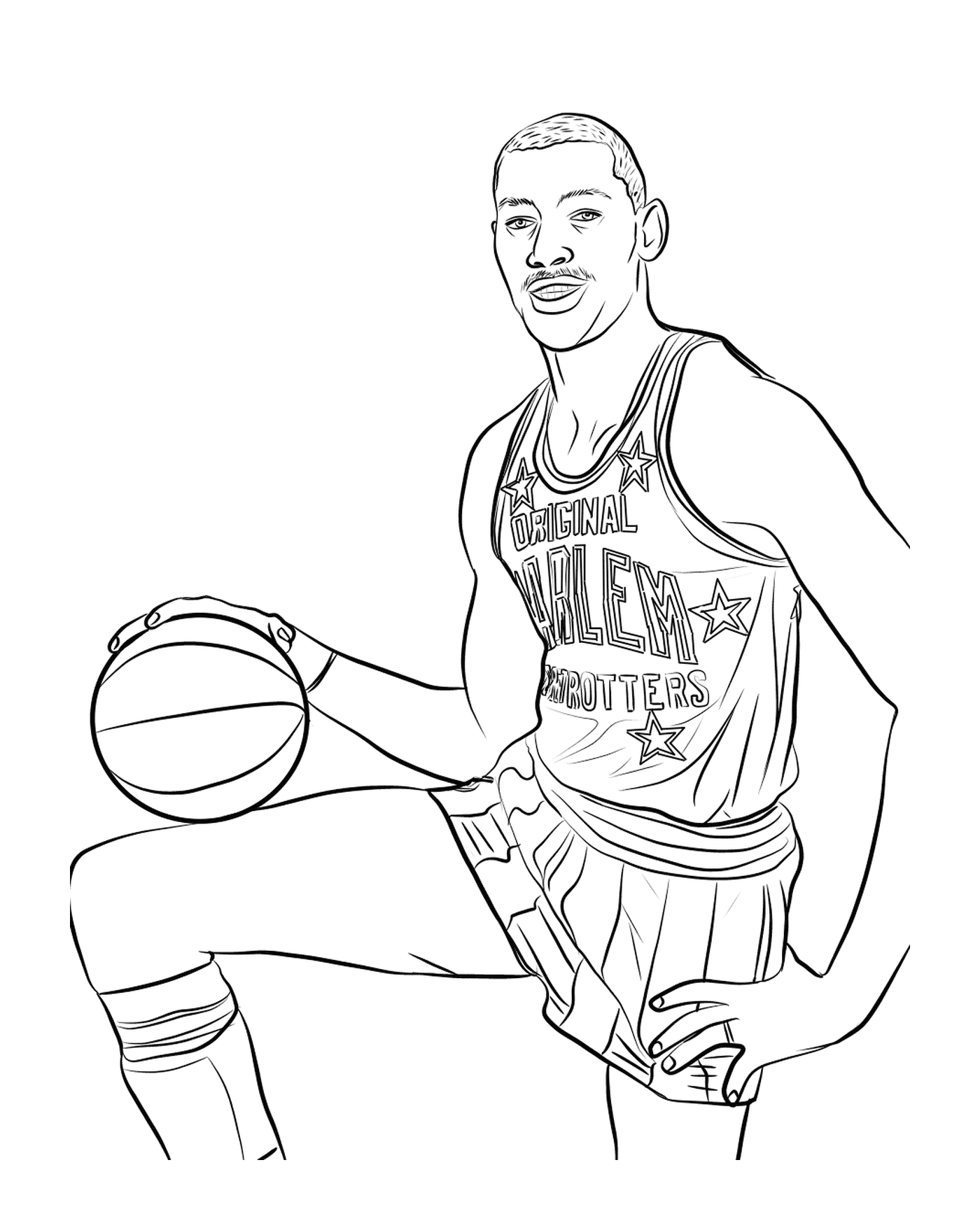  Wilt Chamberlain, giocatore di basket 