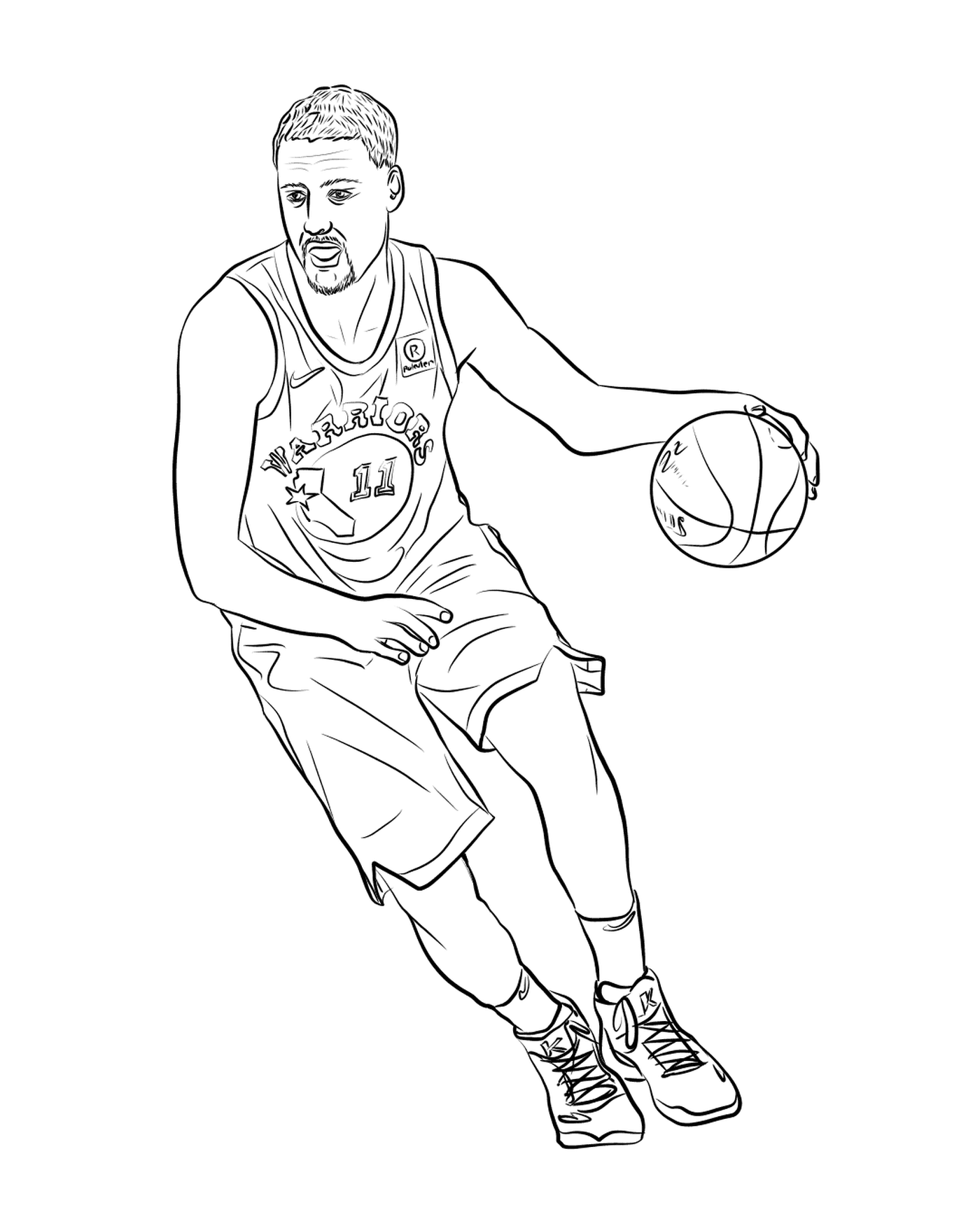  Klay Thompson of the NBA's Toronto Raptors 