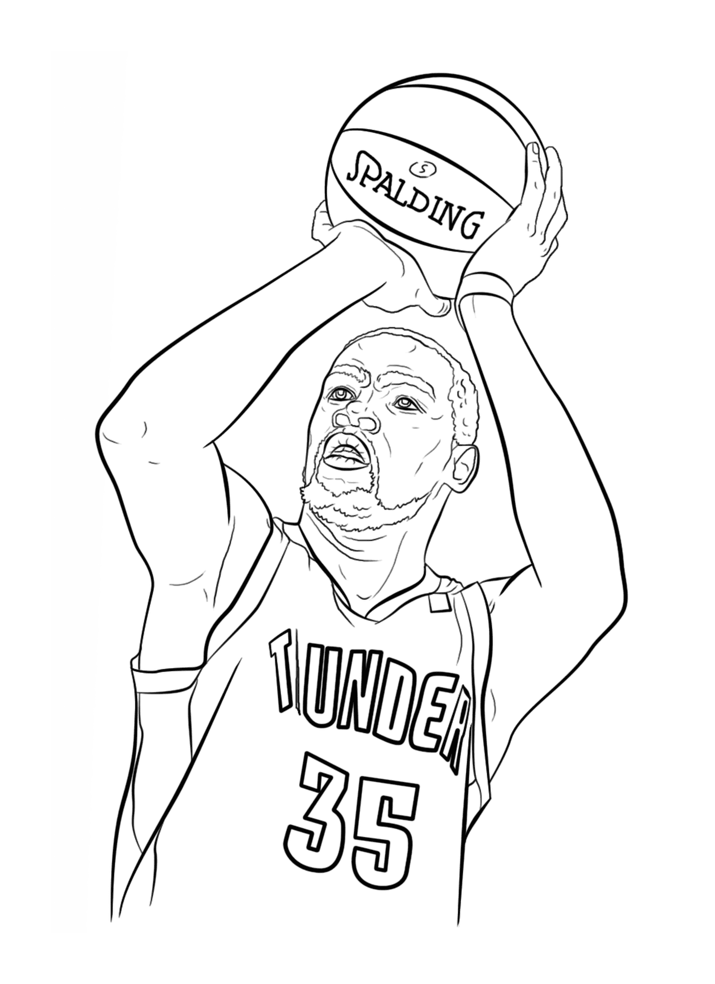  Kevin Durant, jugador de baloncesto 