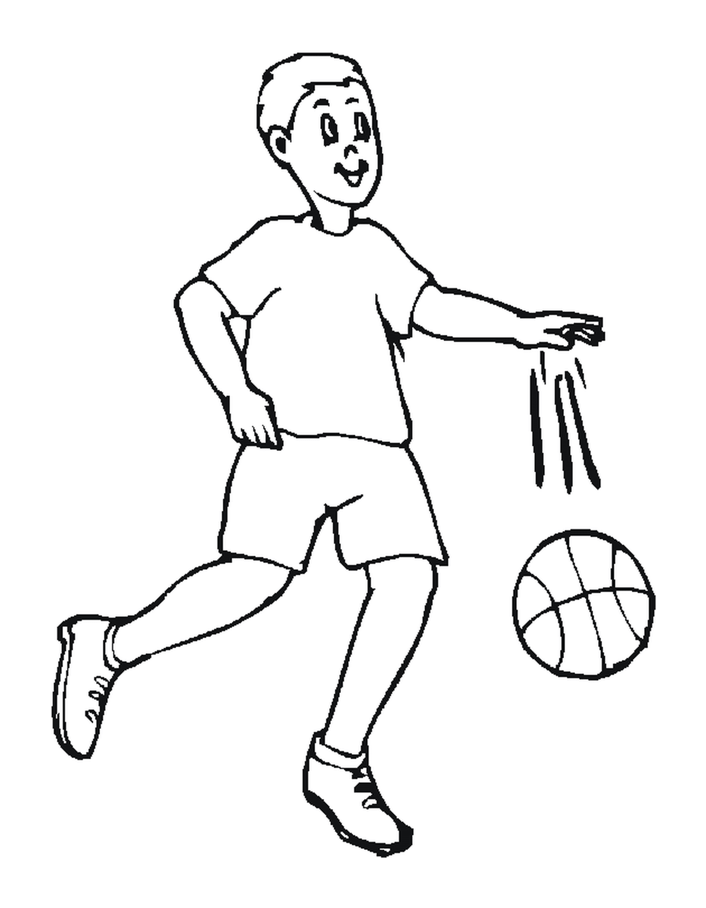  A dribble player 