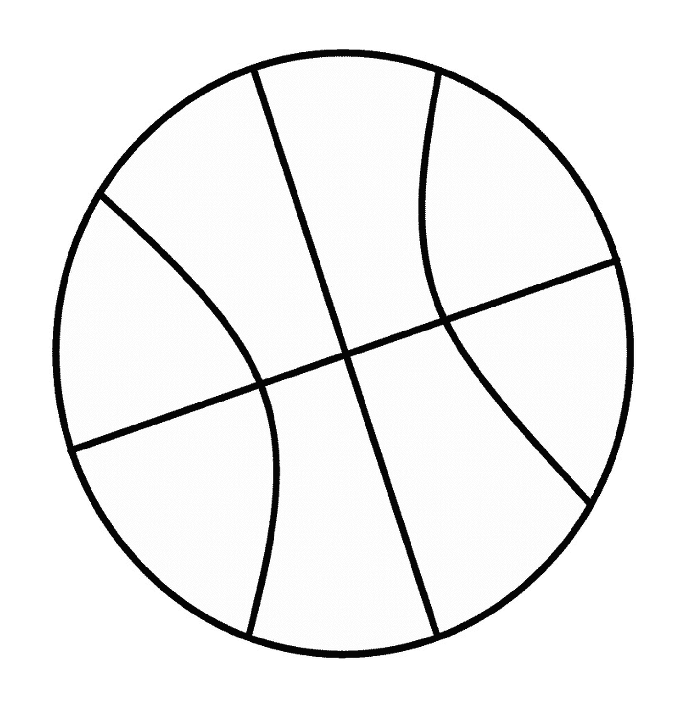  Bild eines Basketballs 