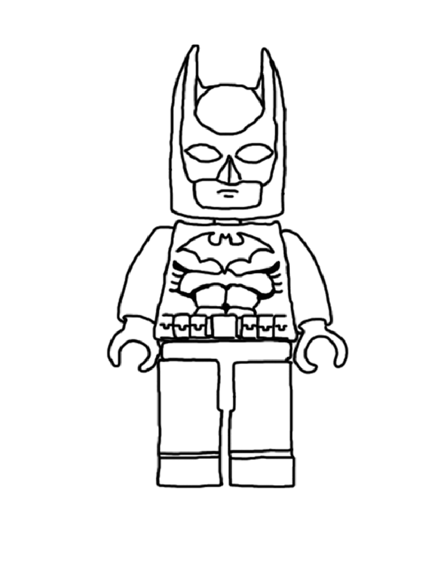  Batman Lego simple in the 2016 movie 