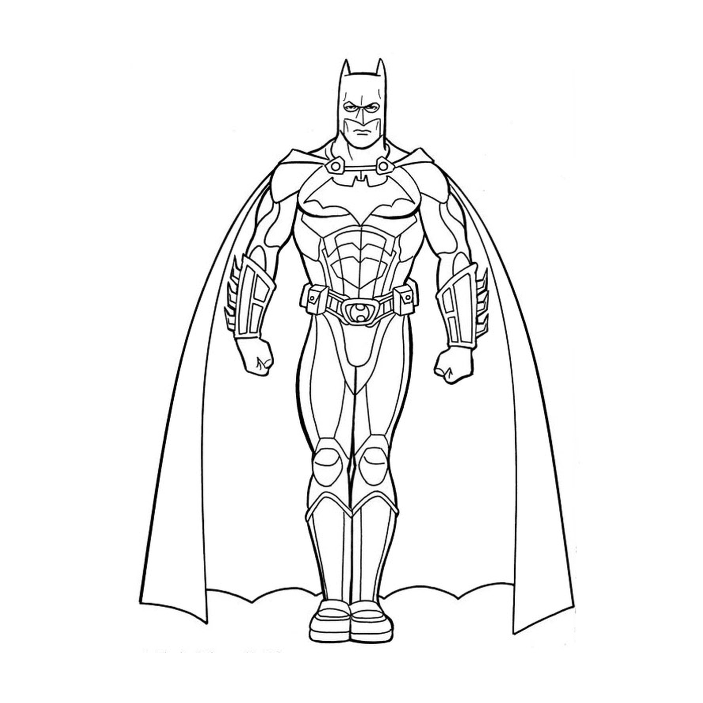  Un hombre con traje de Batman 
