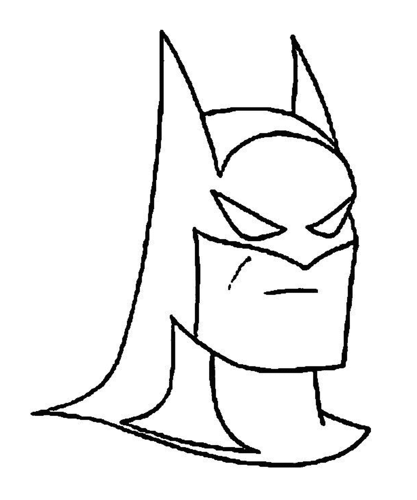 Batman Maske mit einem Umhang 