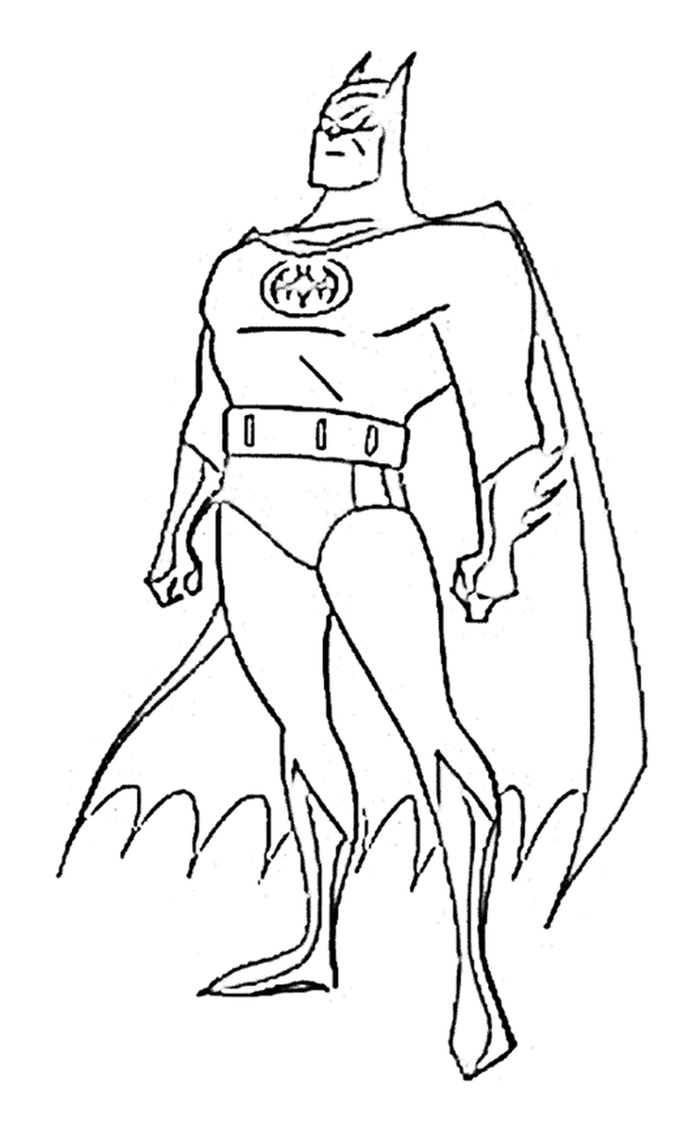  Picture of Batman to color 