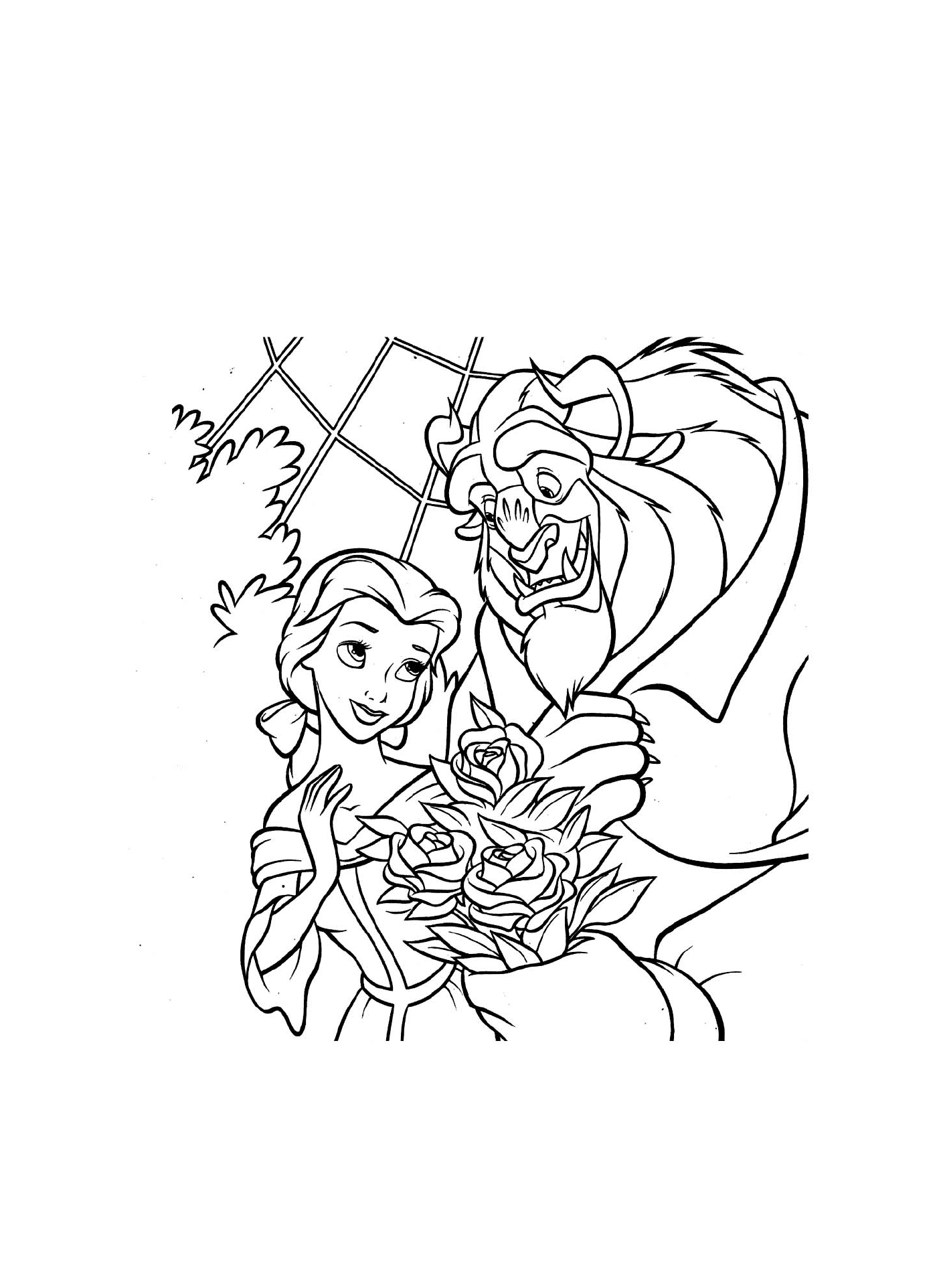  Bouquet de rosas de La Belle et la Bête (Disney) 