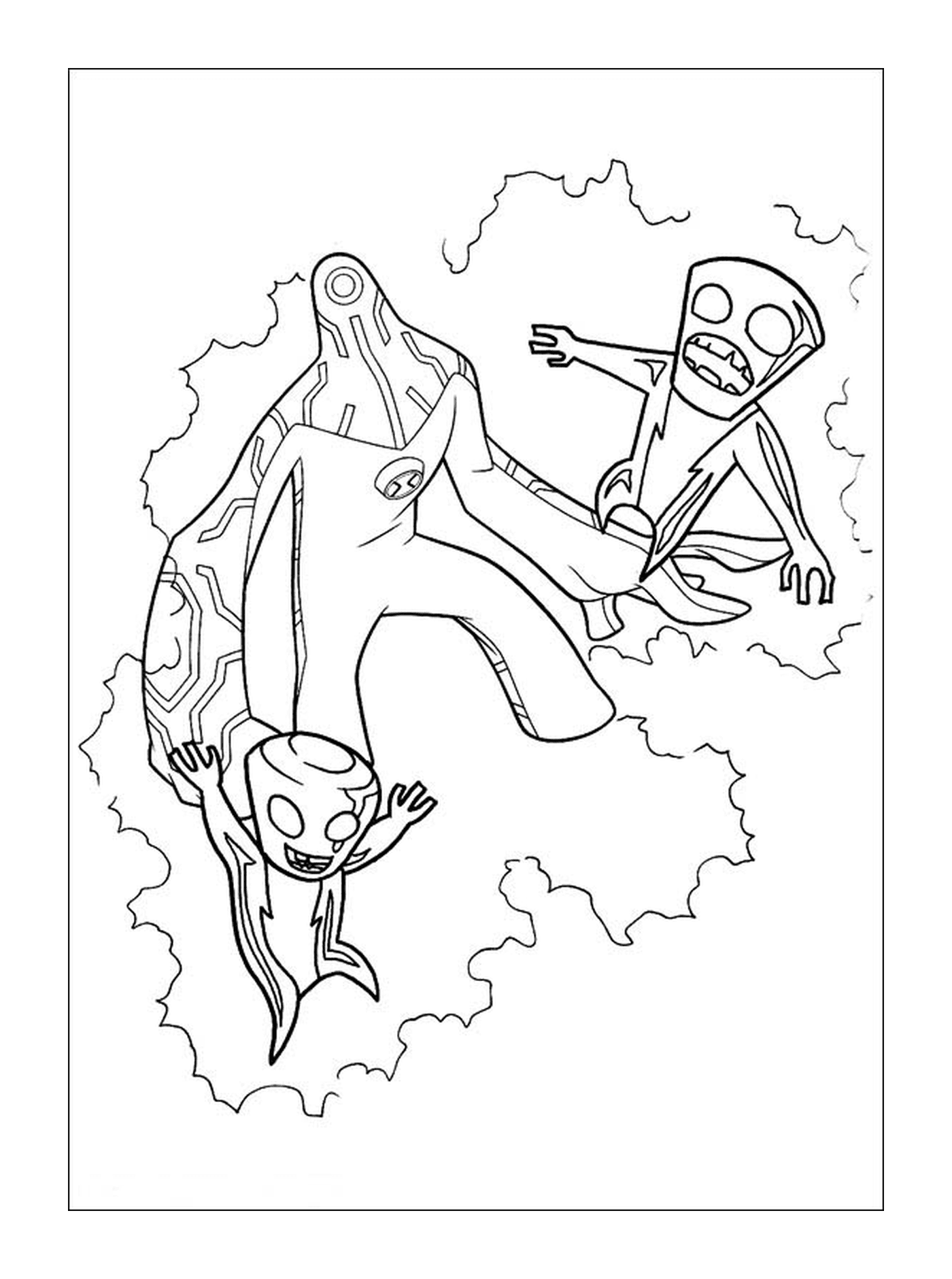  Flying Duo en dibujo 138 