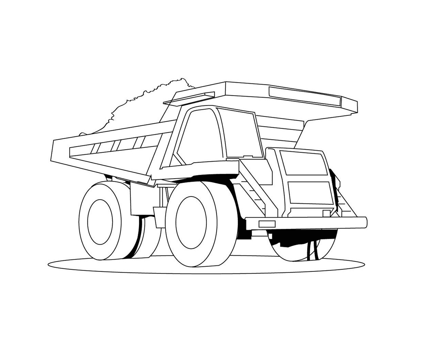  A dumpster truck 