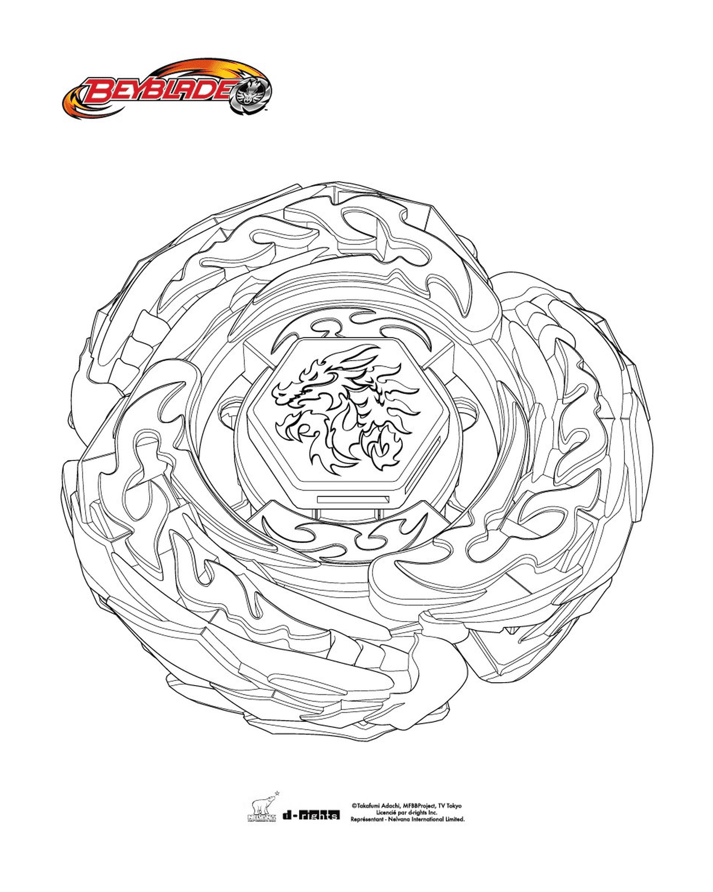  The image of a beyblade 