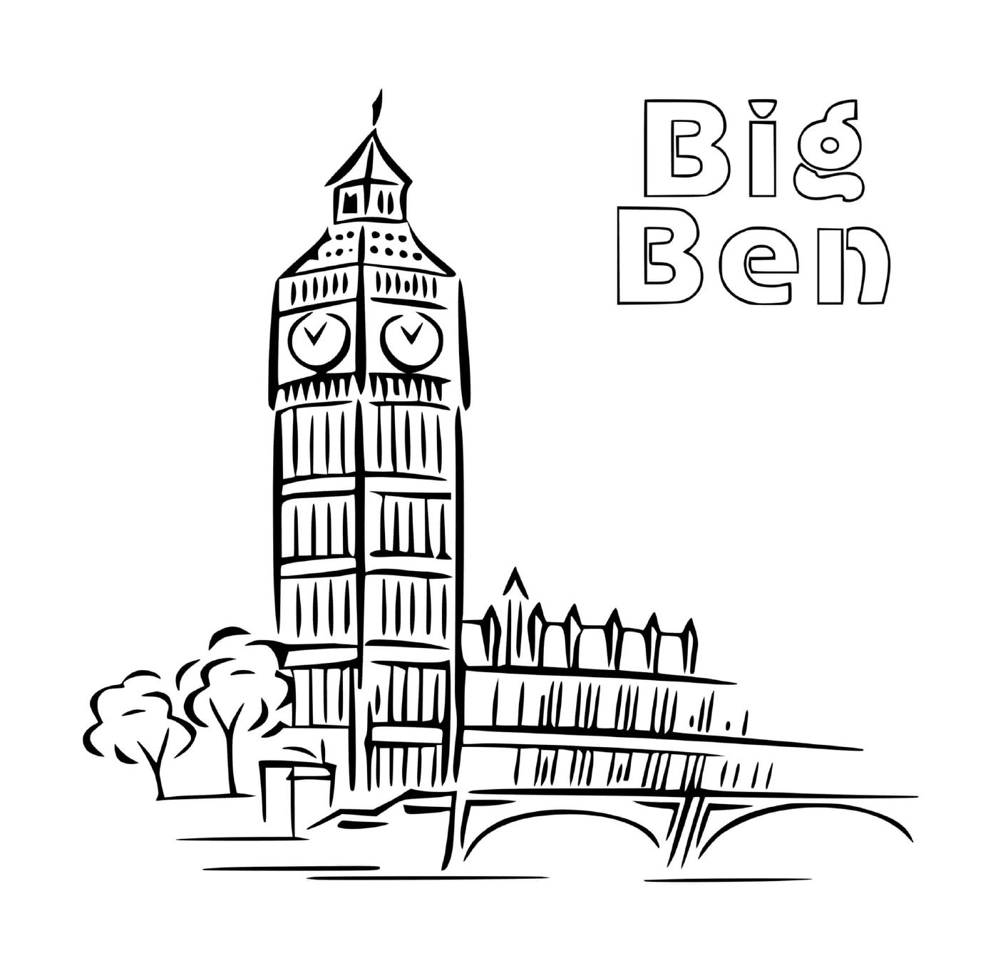  Big Ben grande campana 