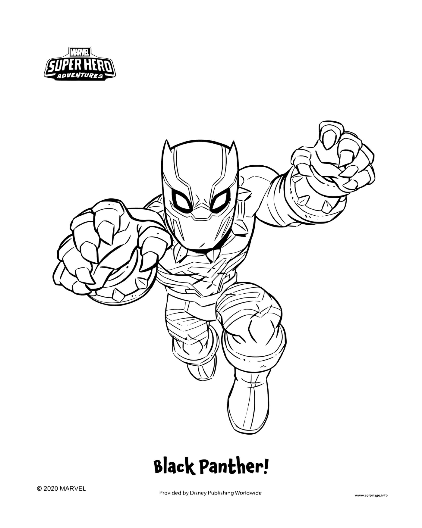  Черный пантер Marvel Super Heroes 
