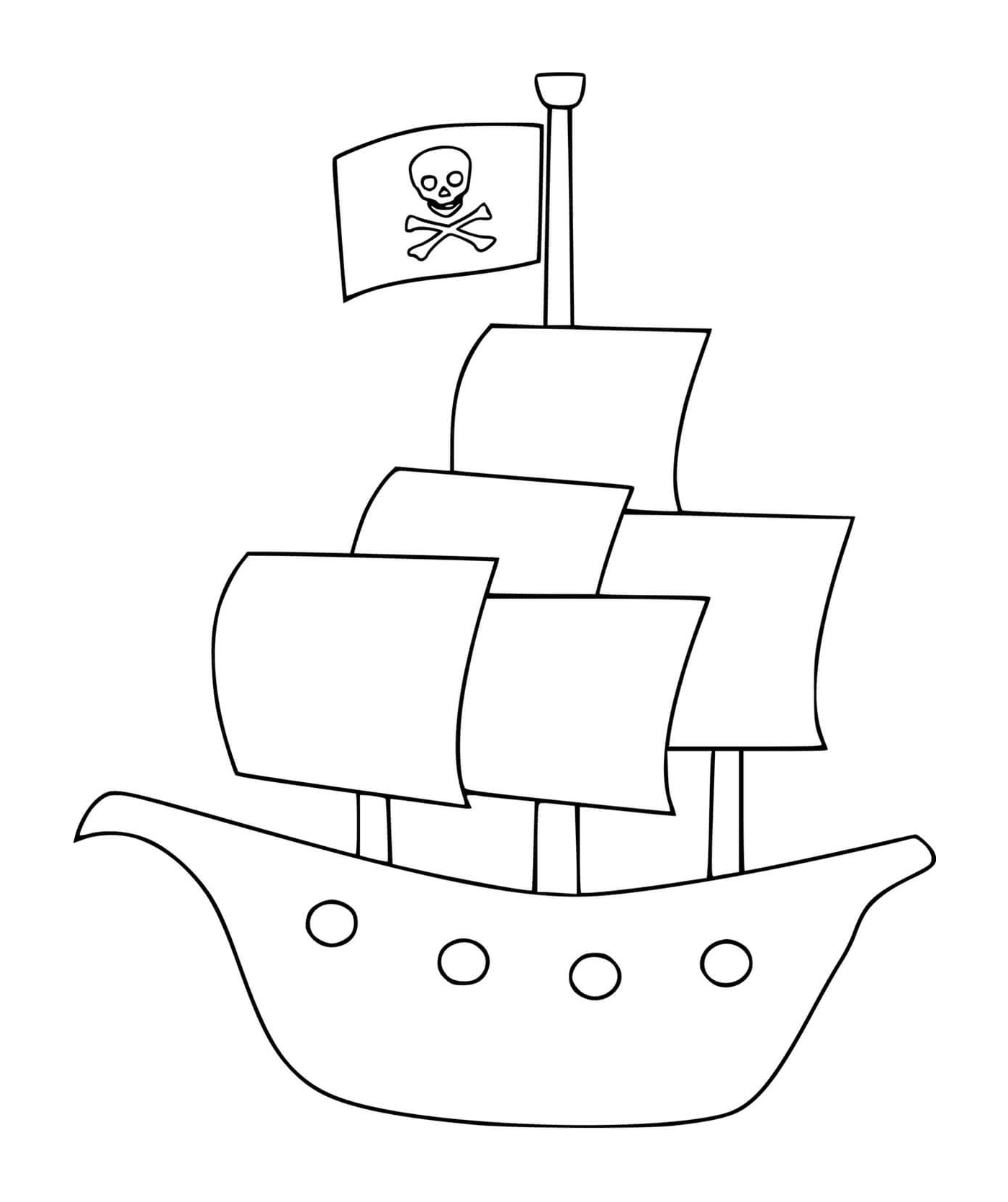  A pirate ship 