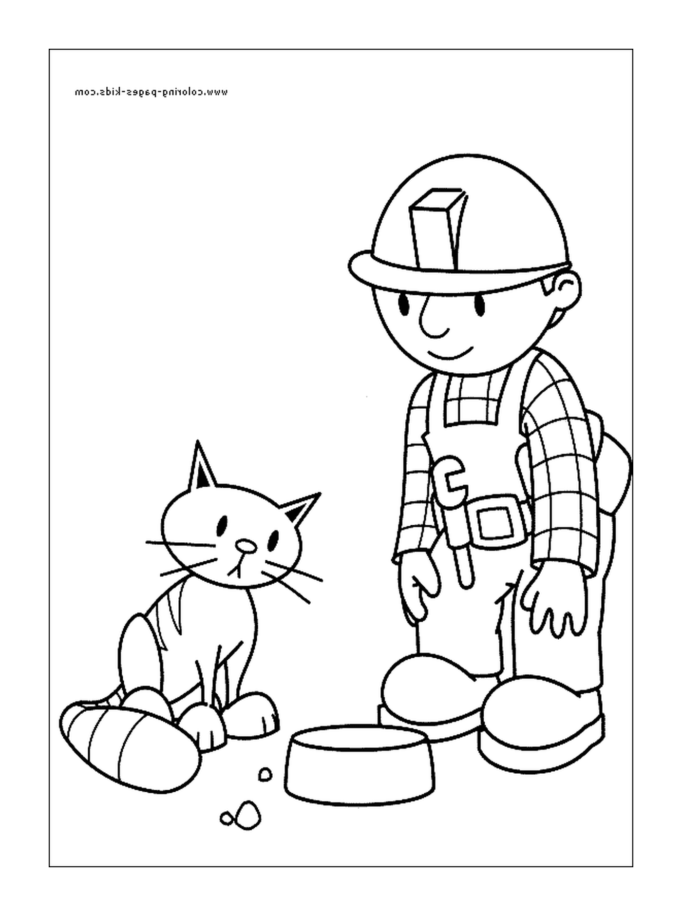  Кошка и человек 