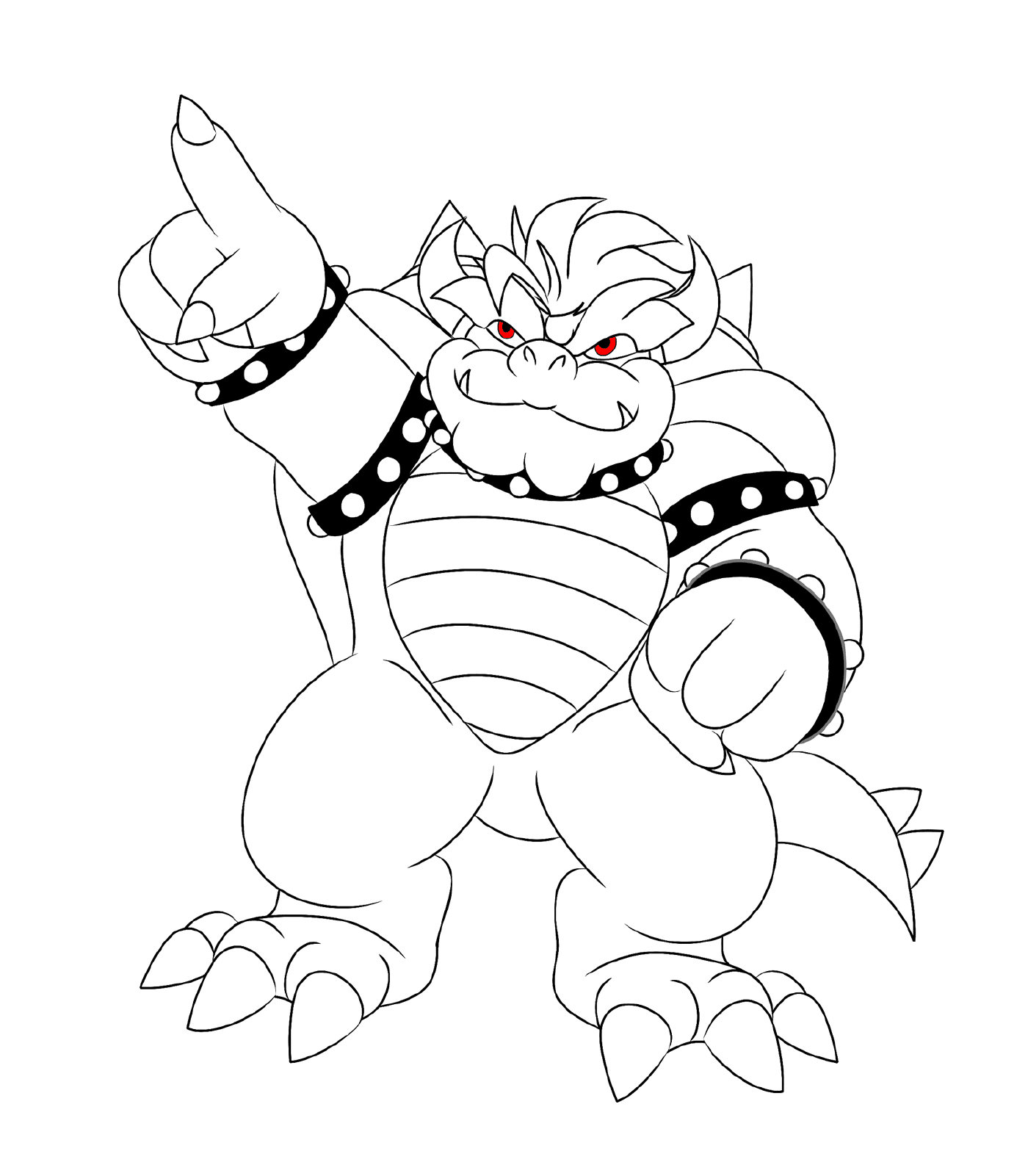  Bowser with red eyes 