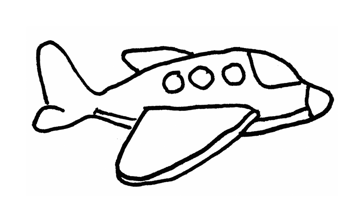  Small plane flying freely 