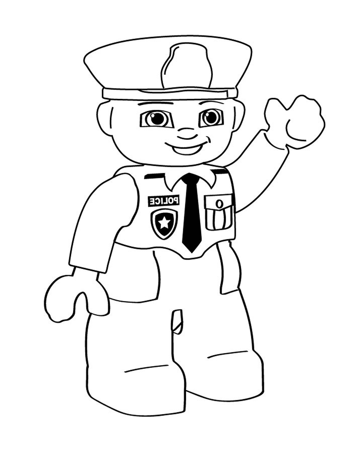  LEGO Полицейский при исполнении служебных обязанностей 