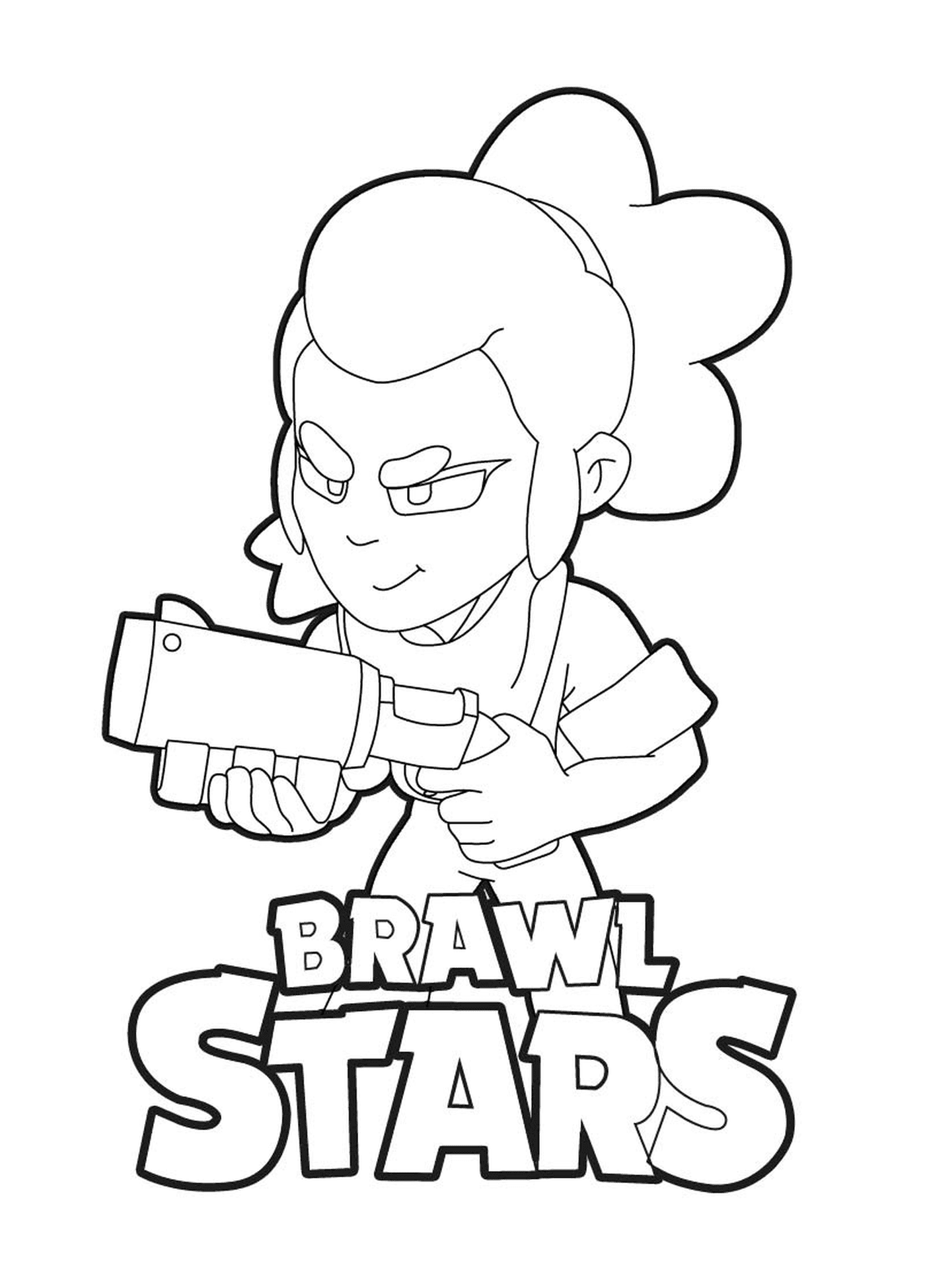  A Brawl Stars character named Shelly 