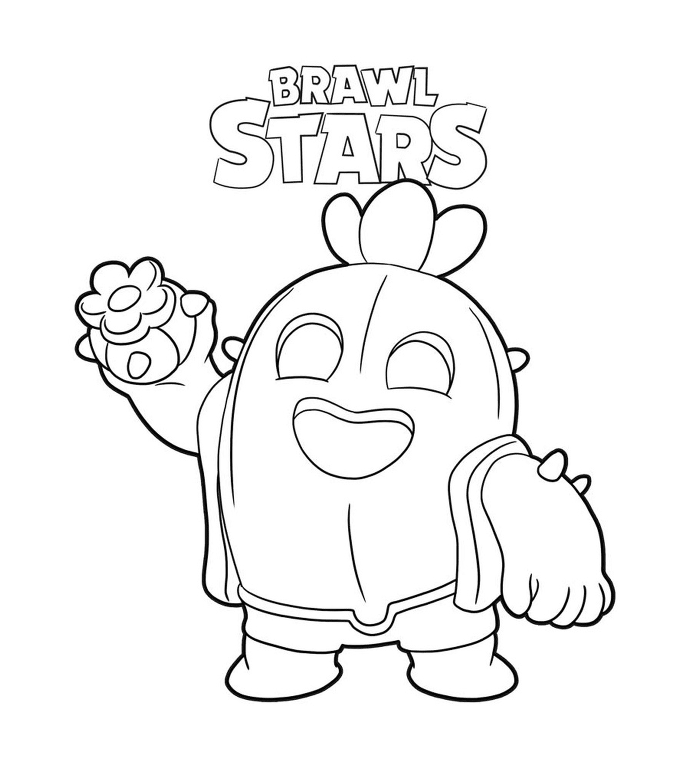  A character from Brawl Stars named Spike 