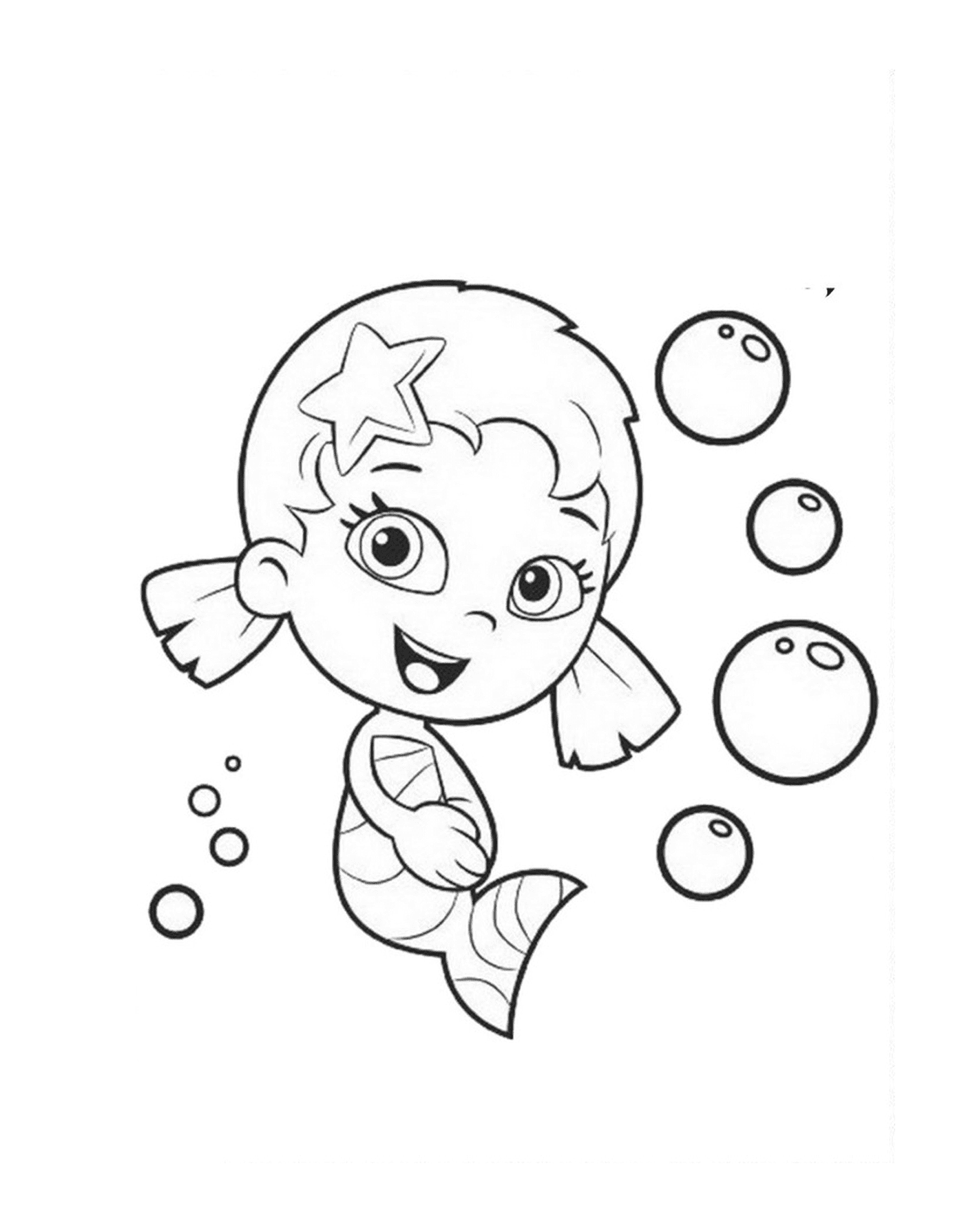  Un'immagine di Bubble Guppies con un'iscrizione ripetuta 
