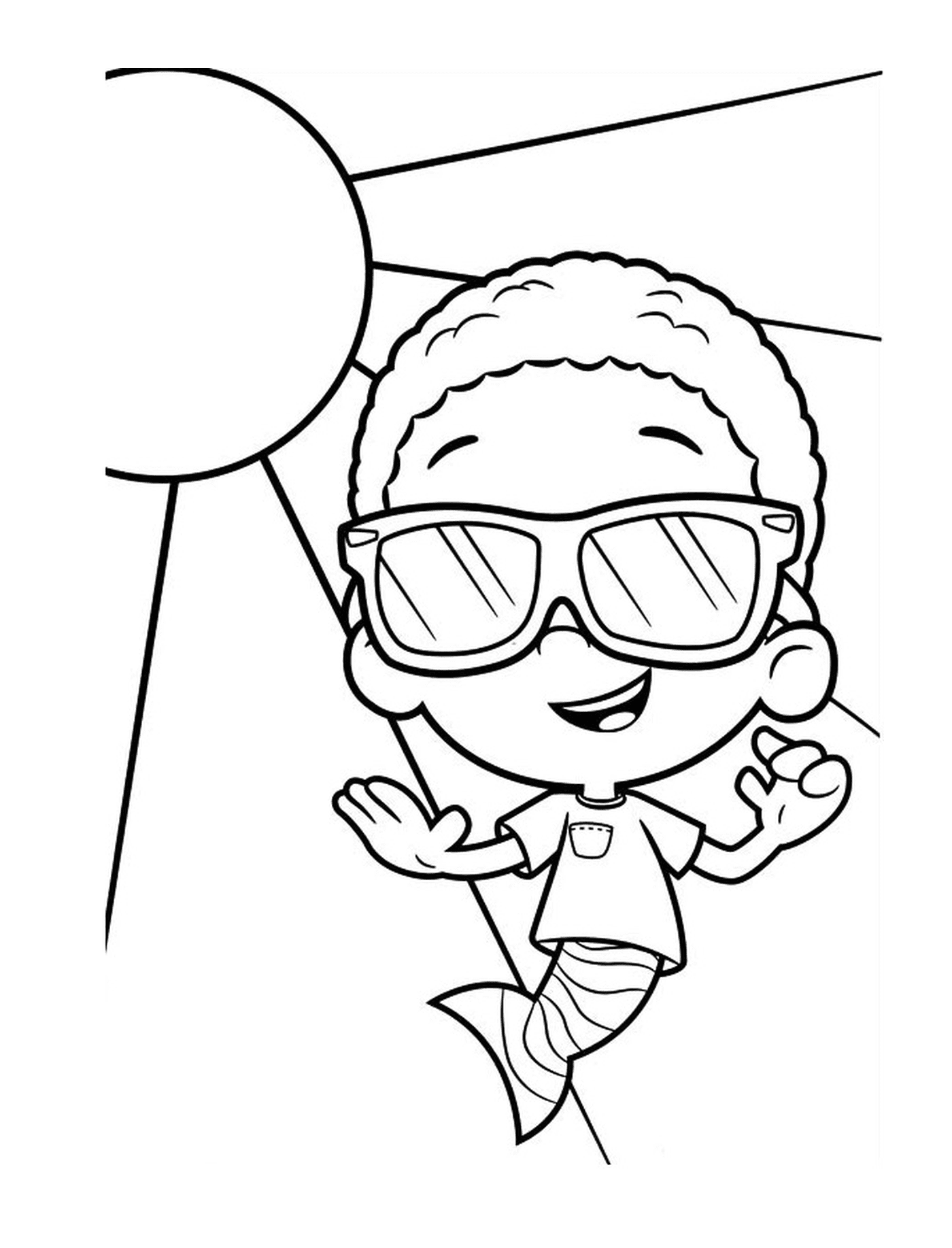  Un chico con gafas de sol 