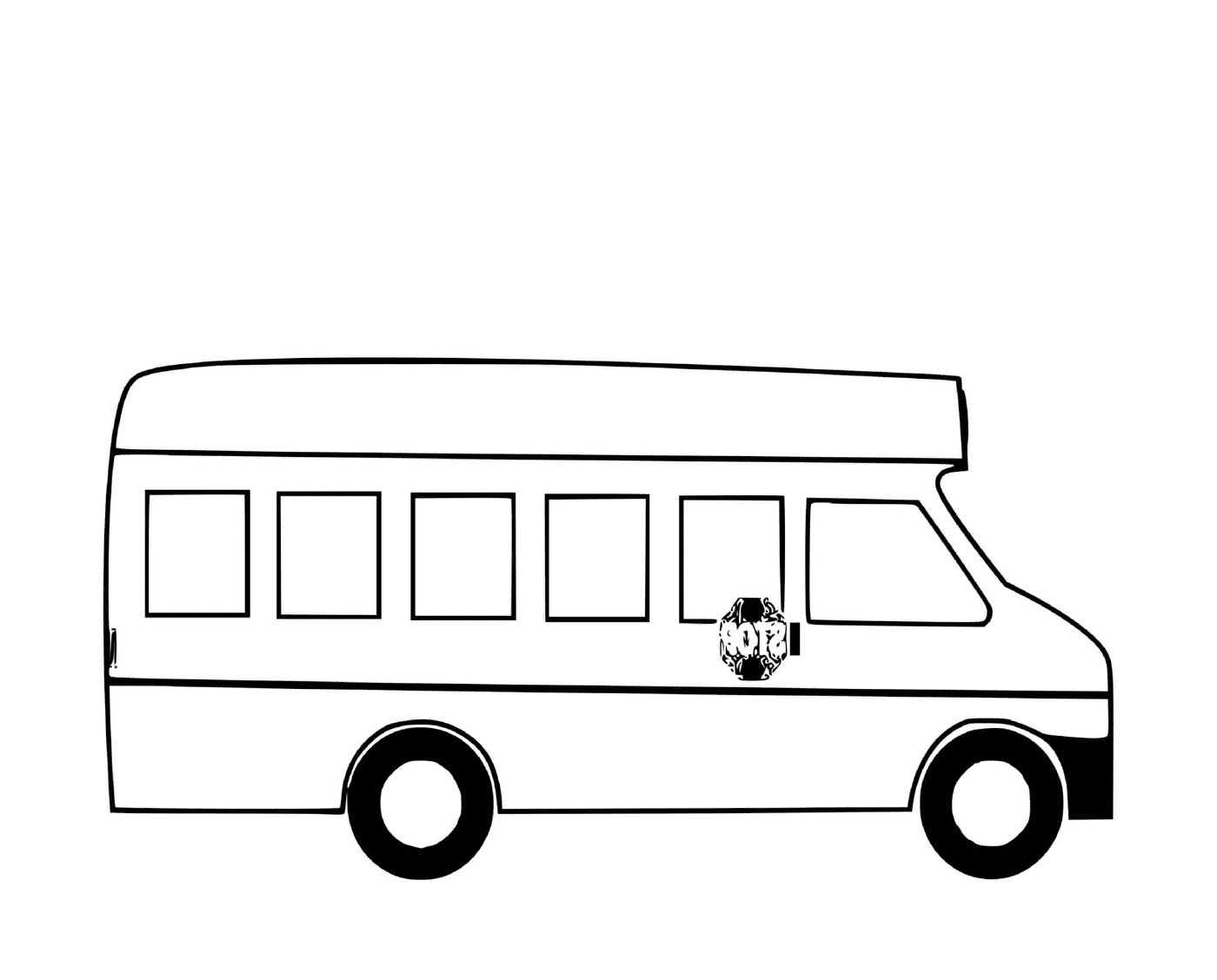  Un autobus per i bambini della scuola 