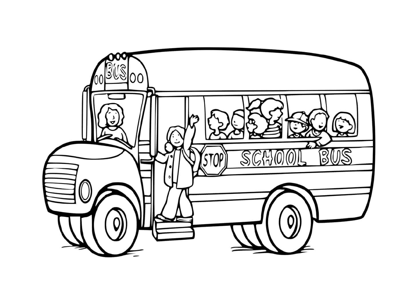  A means of school transportation: the bus 