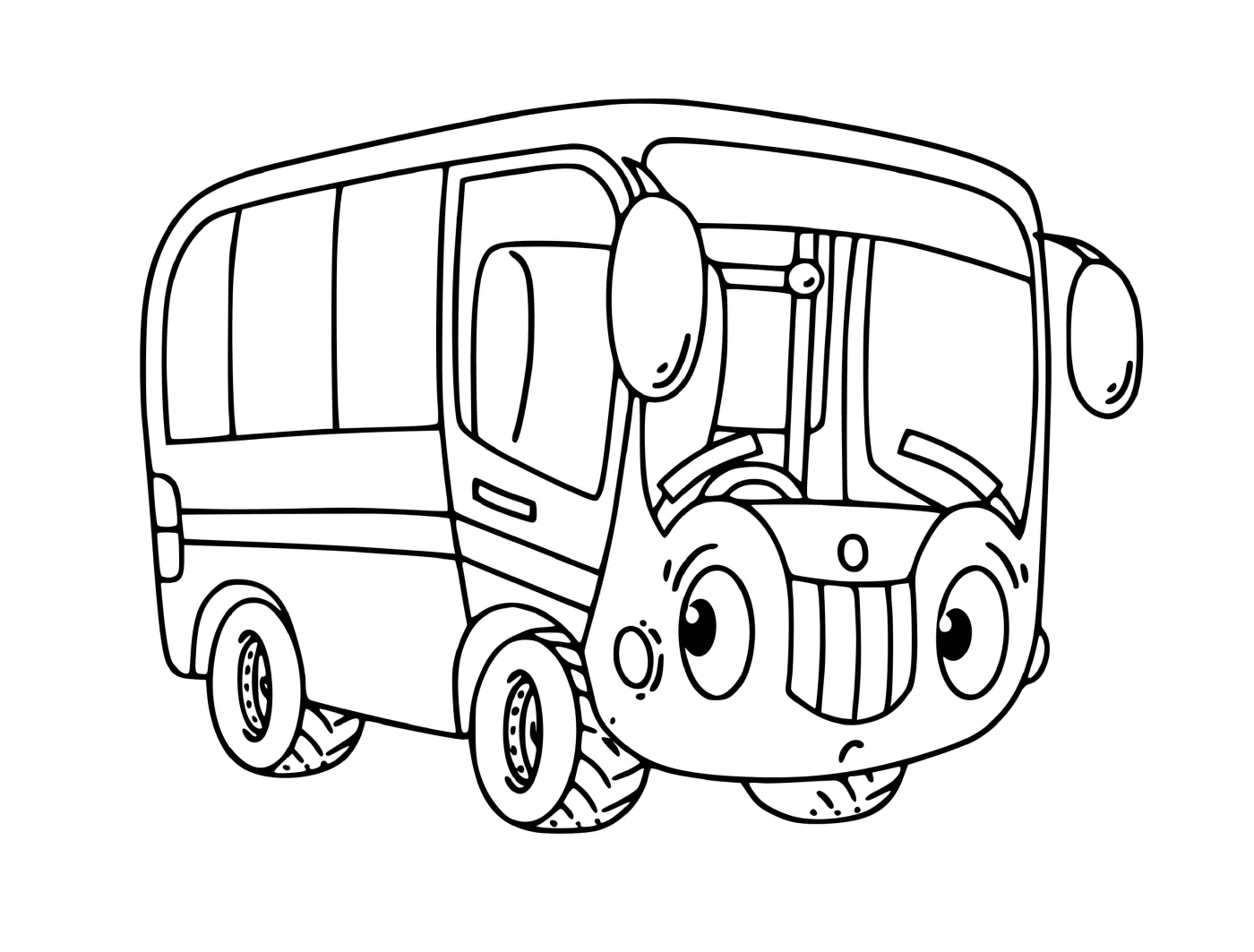  Trasporto di bambini a scuola in autobus 