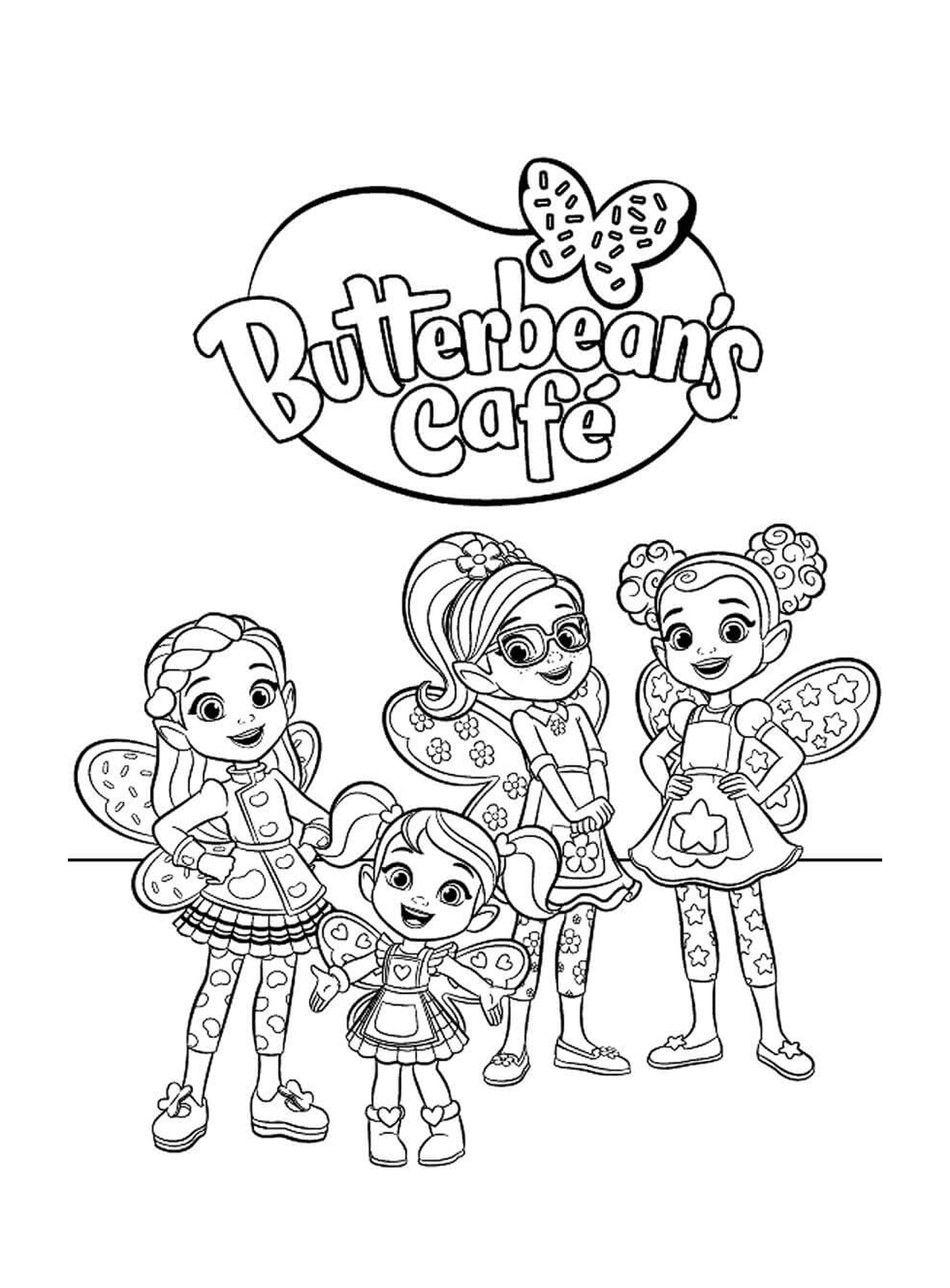 The big family of Butterbean Café disguised as fairies 