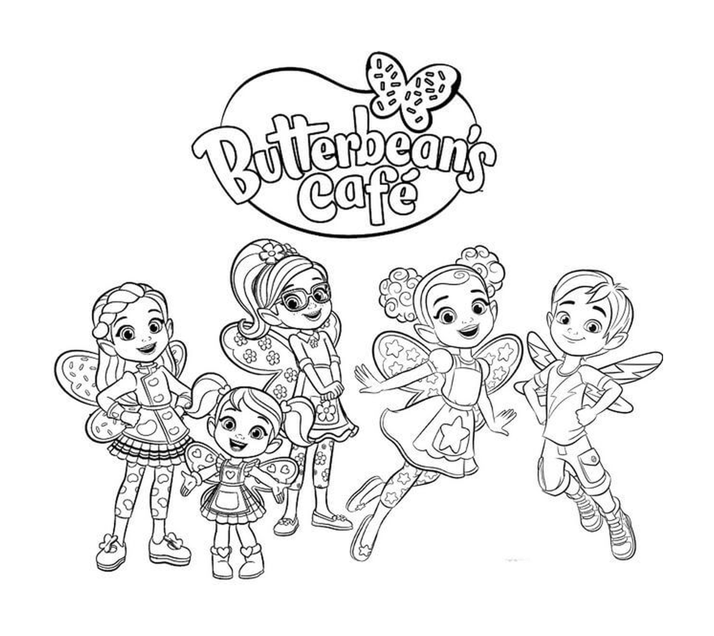  Los personajes encantados de Butterbean Café 