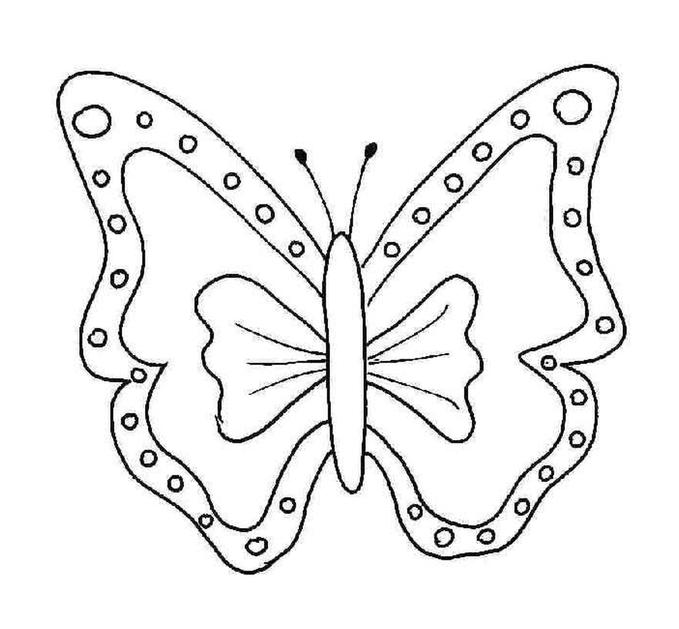  mariposa delicada y parpadeante 