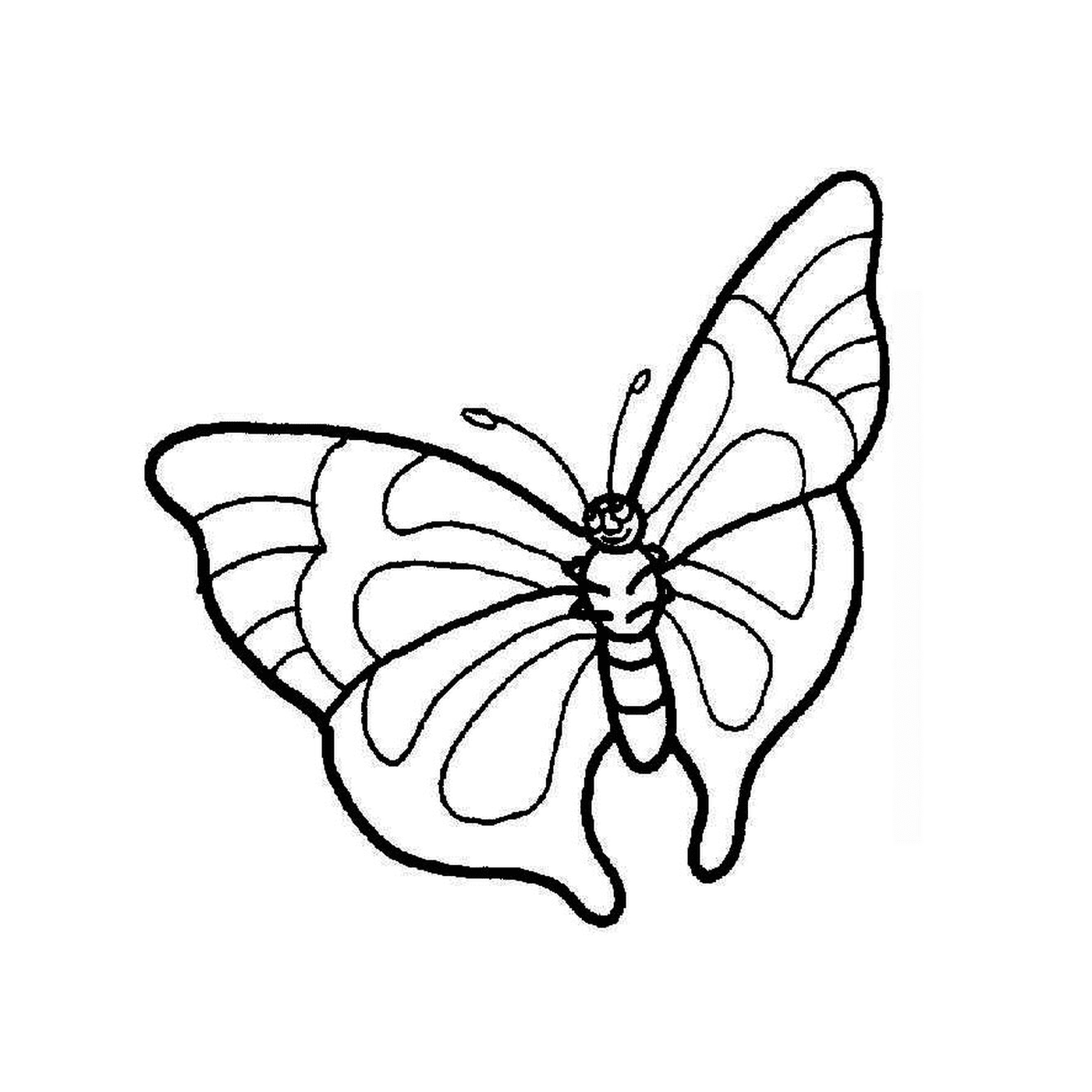  Tribale farfalla con motivi unici 
