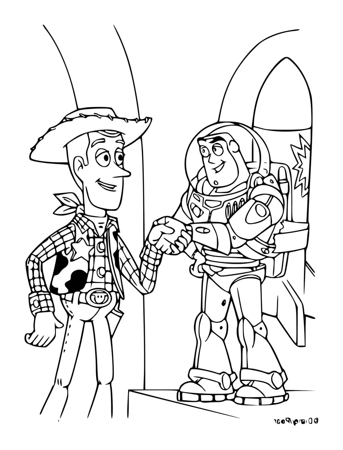  Buzz der Blitz und Woody 