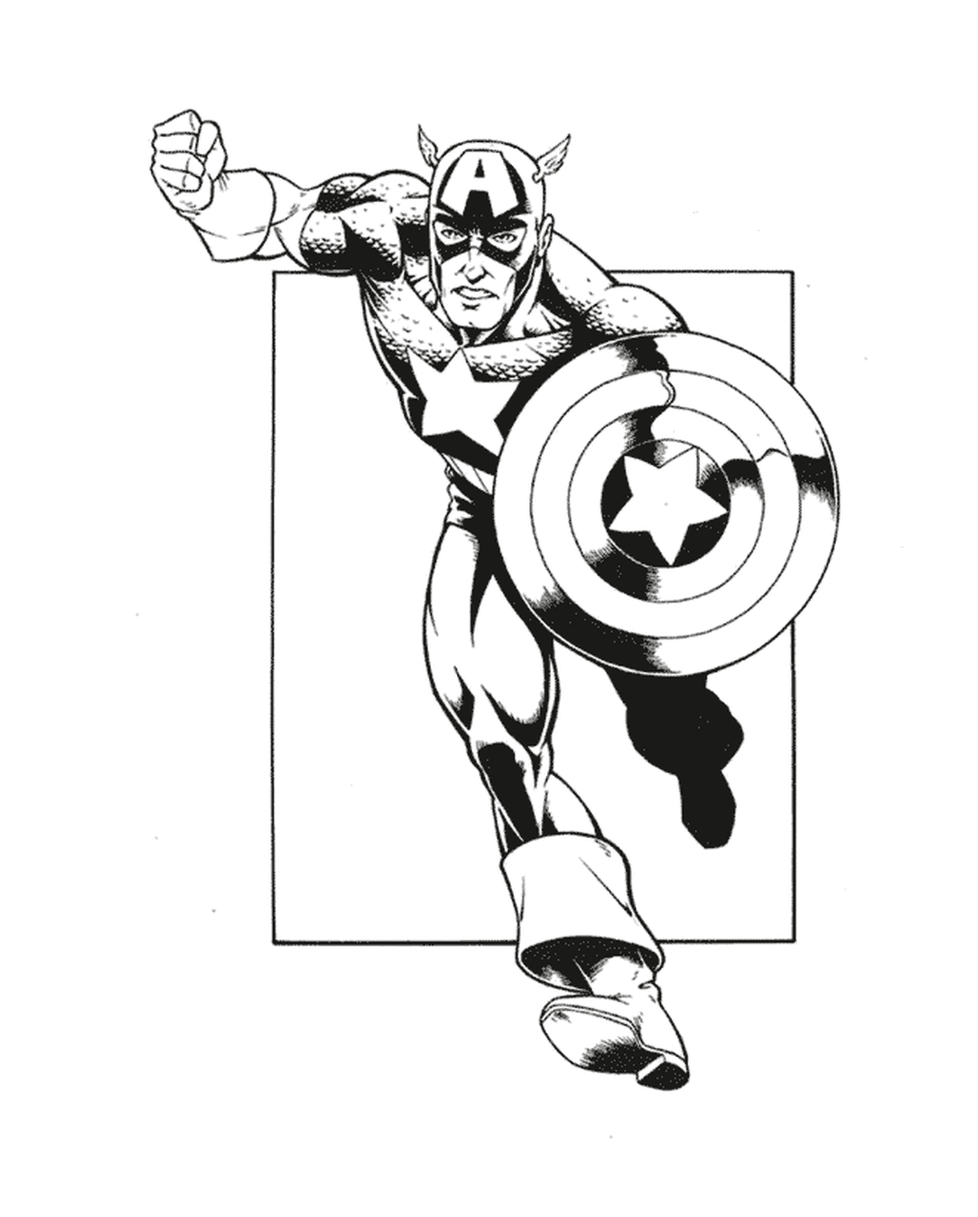  una imagen del Capitán América 
