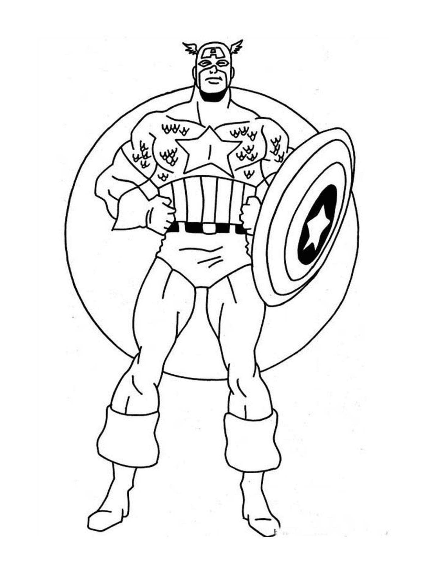  La imagen del Capitán América 