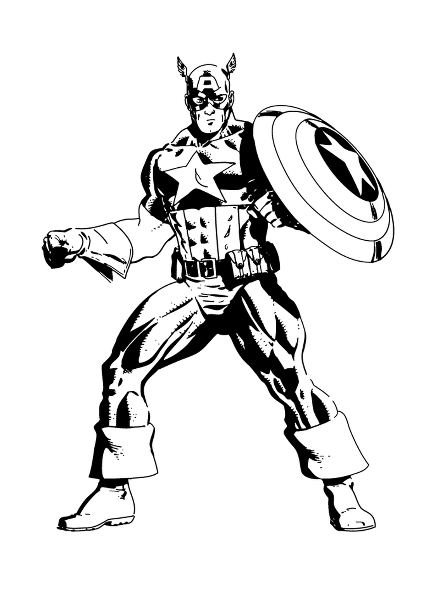  The legendary Captain America 