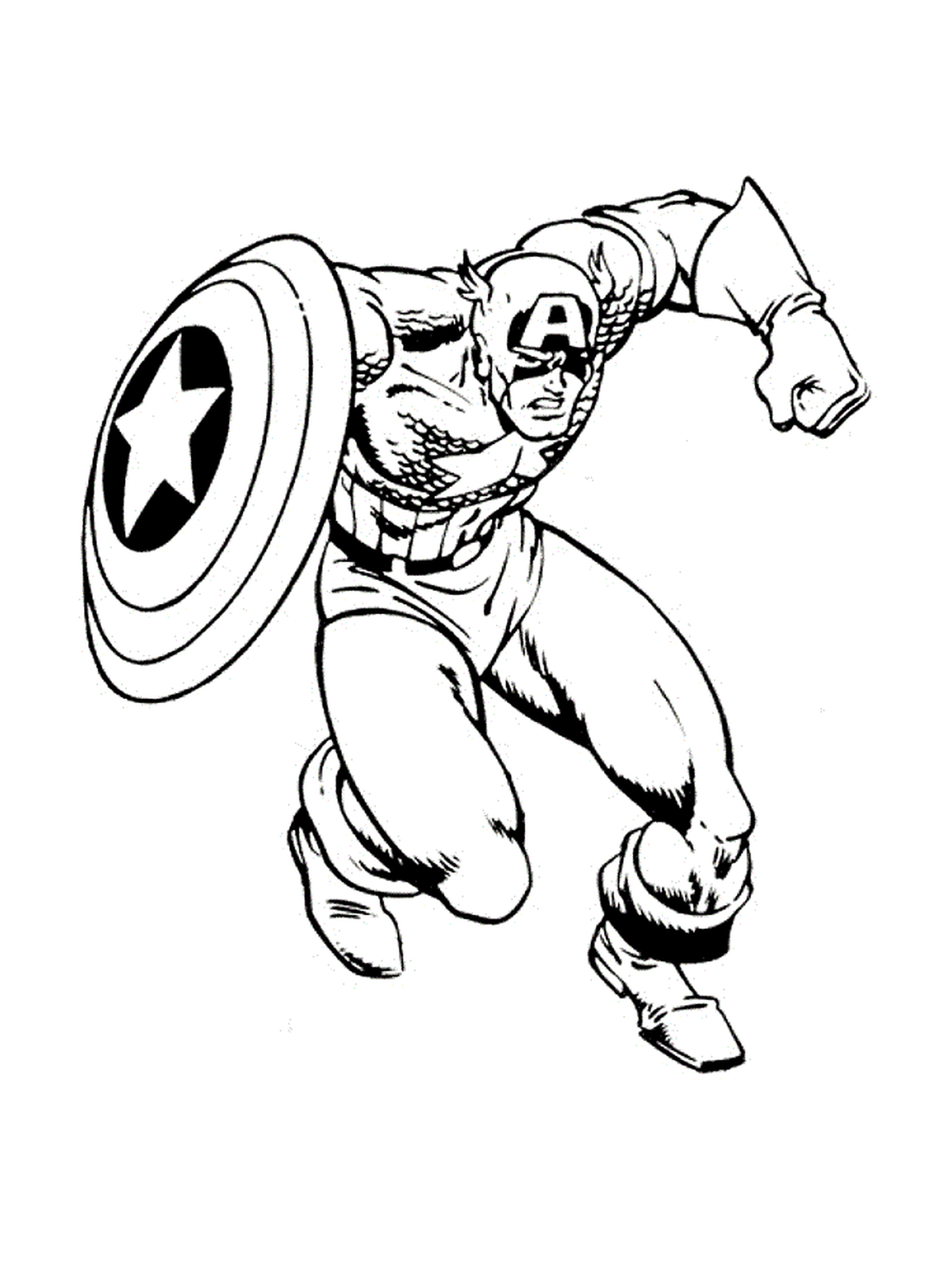  Una suggestiva immagine di Captain America 