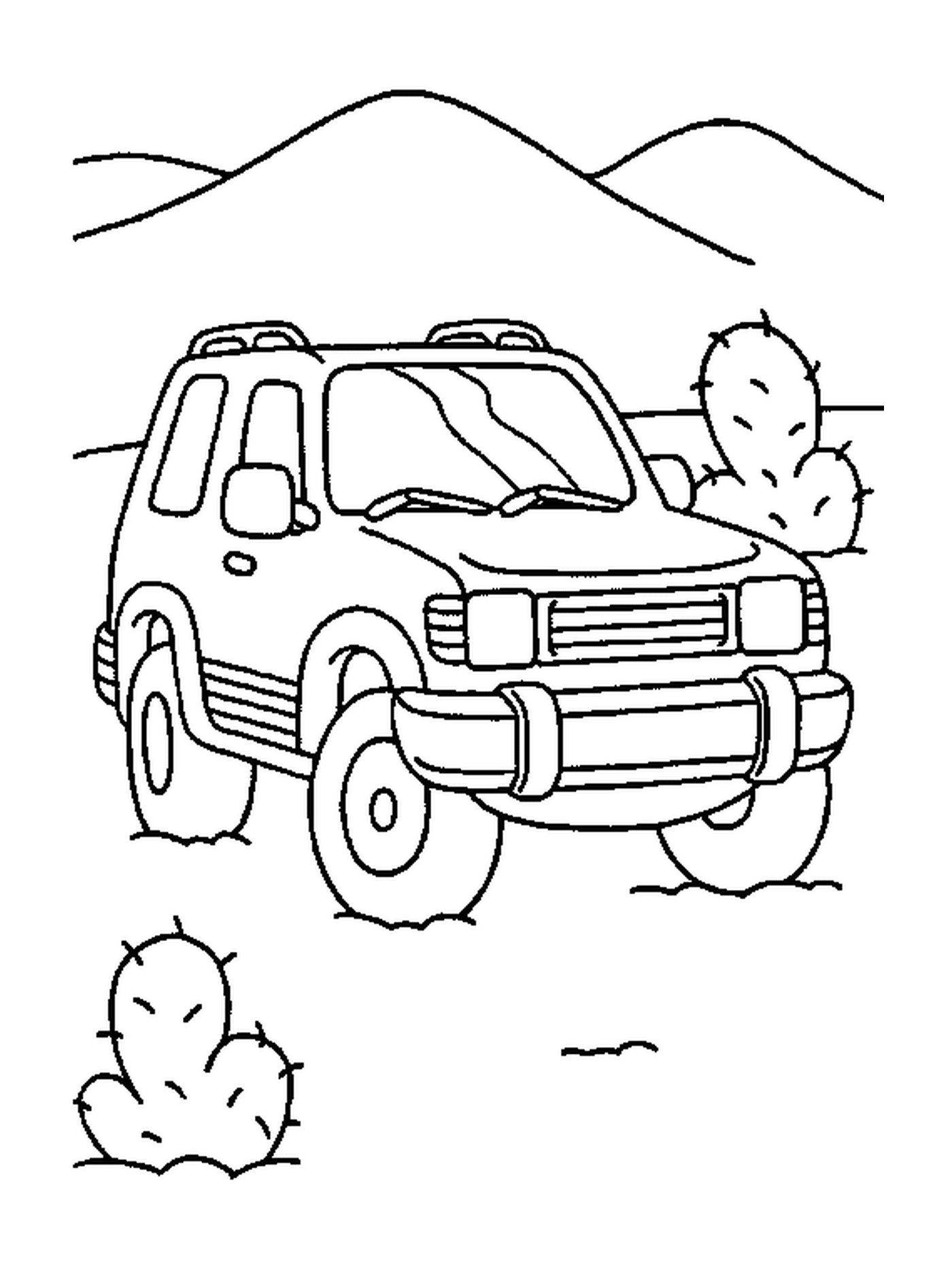  4x4 in the desert 
