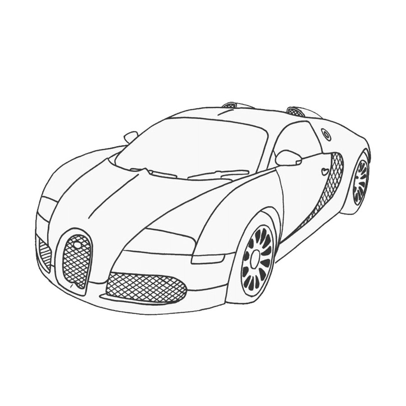  Bugatti Veyron Super Sport blu 