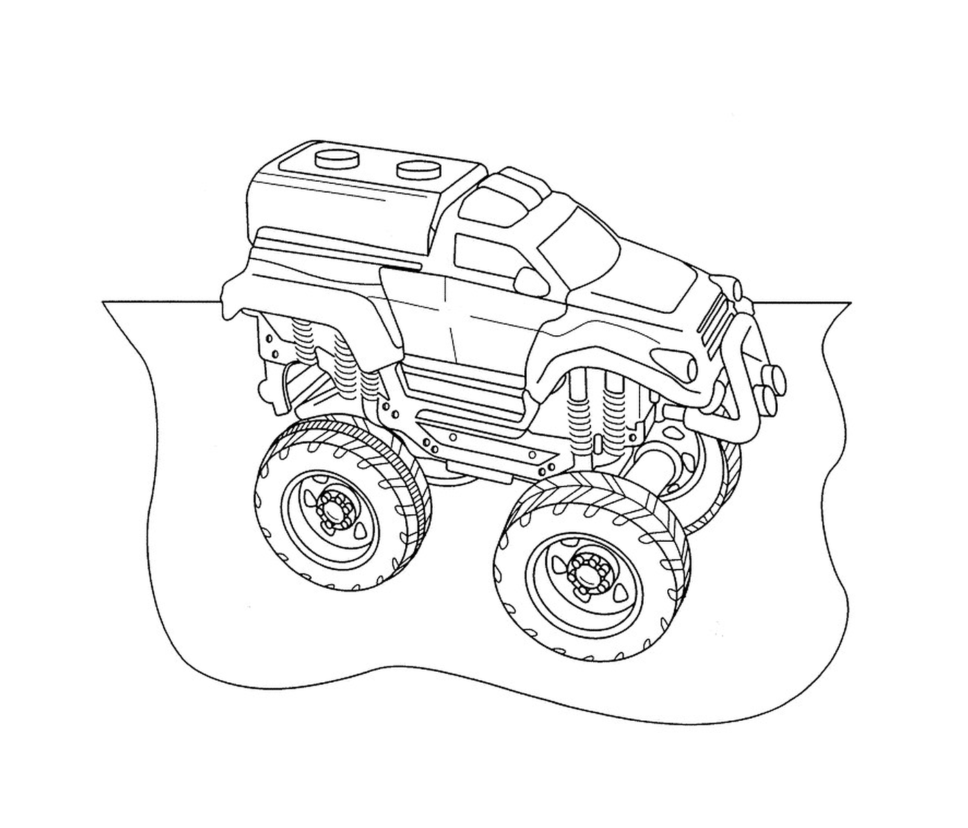  Rally cars, monster truck 