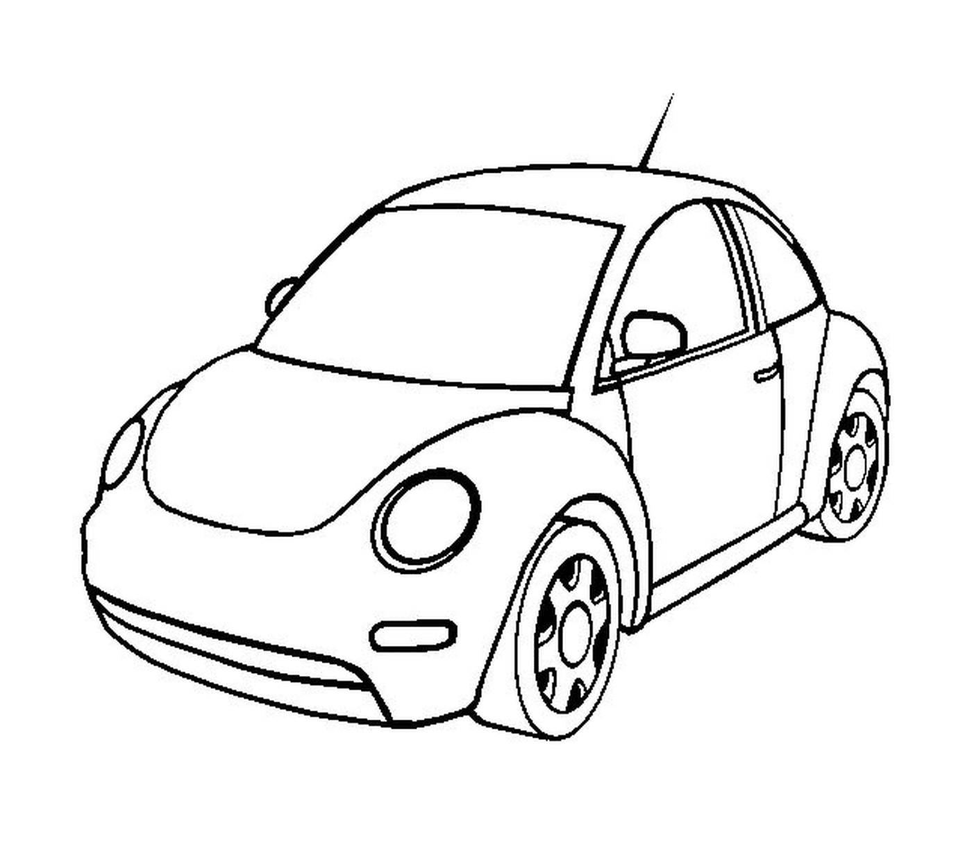  Drawing lady's car 