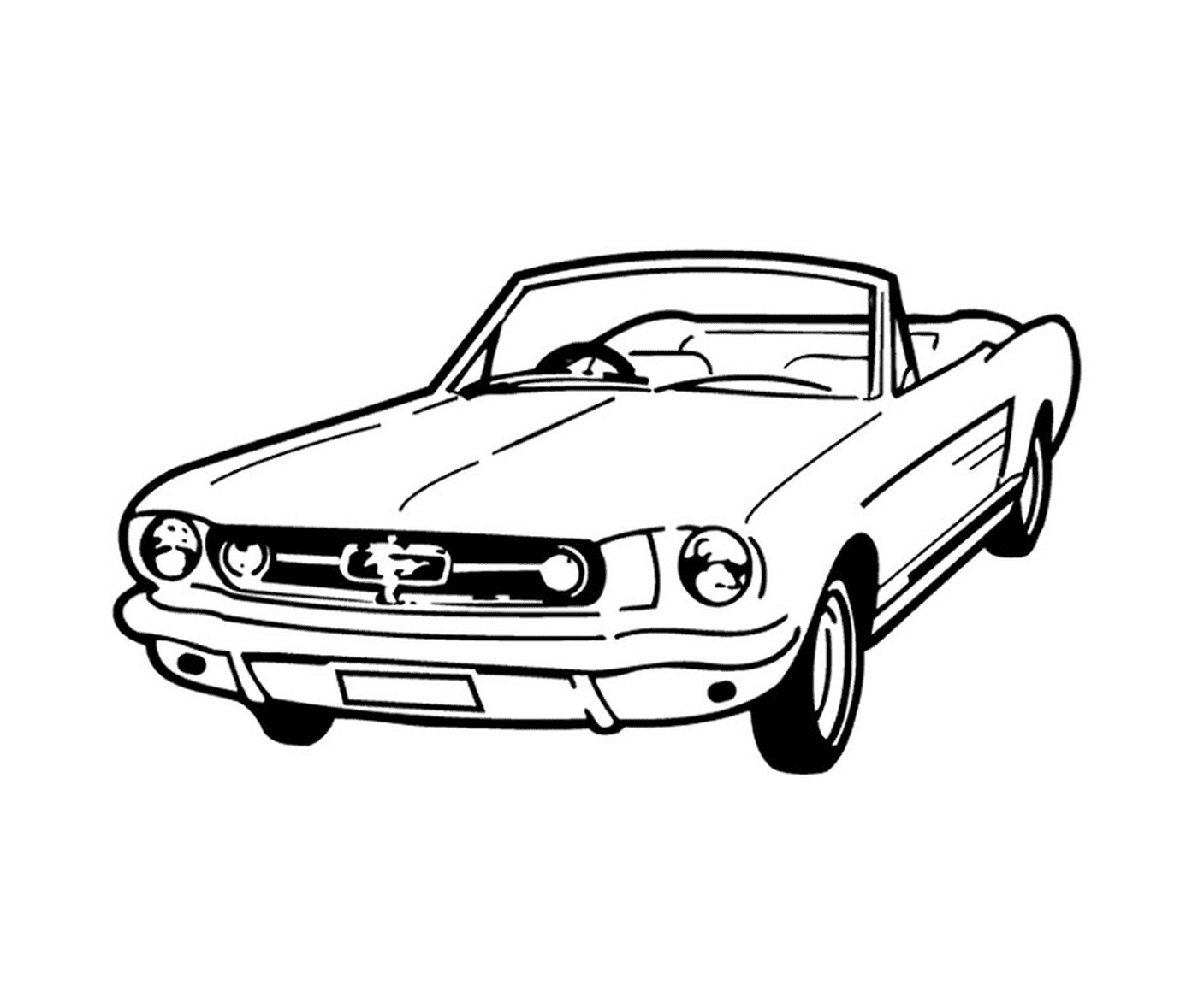  Vintage Mustang Car 