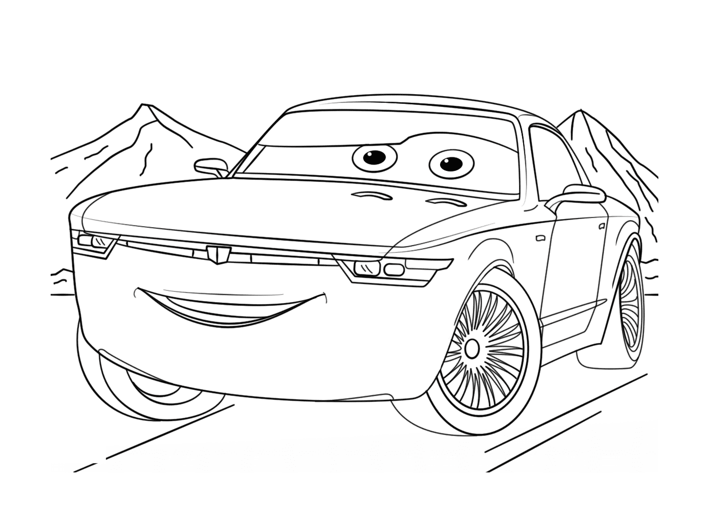  Bob Sterling, a Cars 3 character 