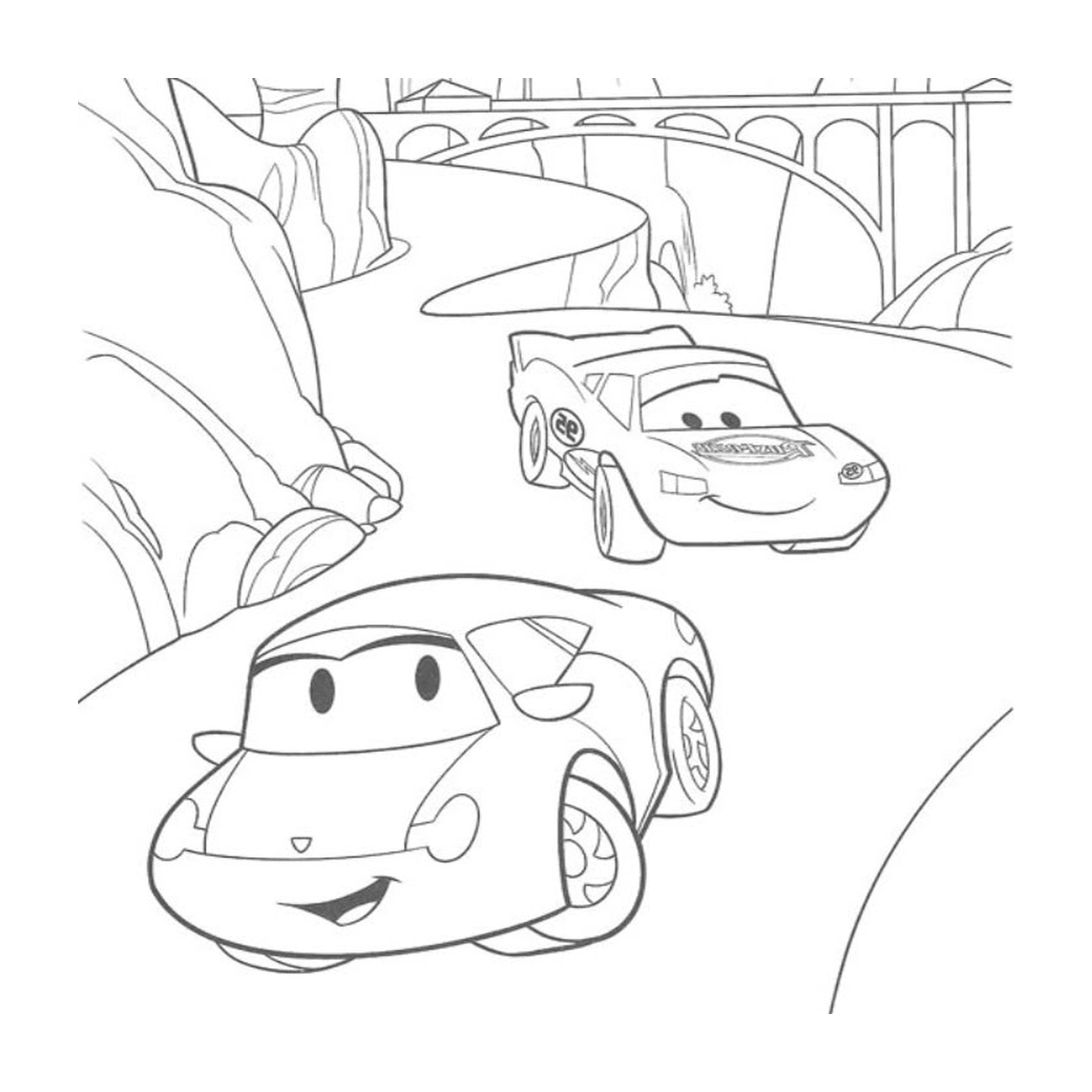  Qualche auto nel fango 