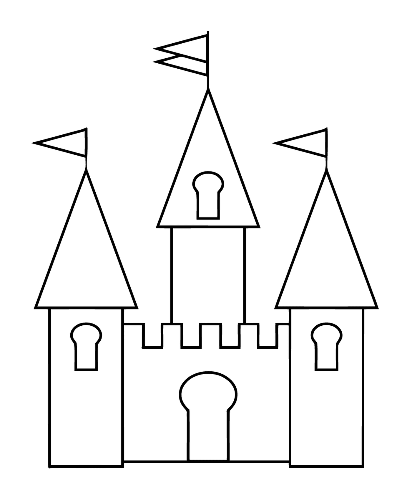  Eine sehr einfache Burg für Kinder 