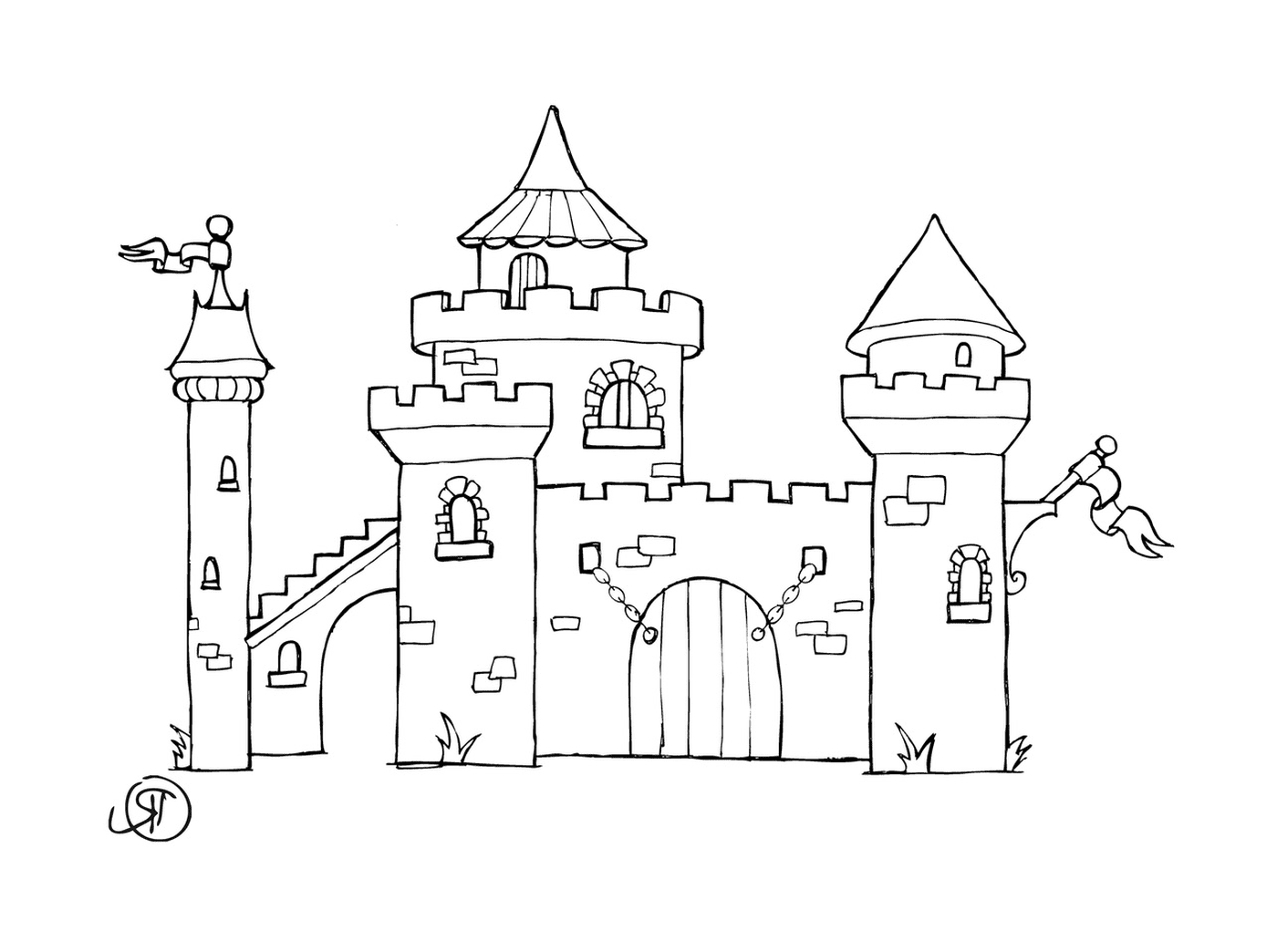  majestätische und imposante Burg 