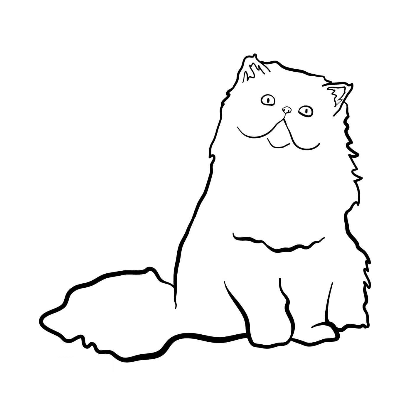  Персидская кошка, красота длинных волос 