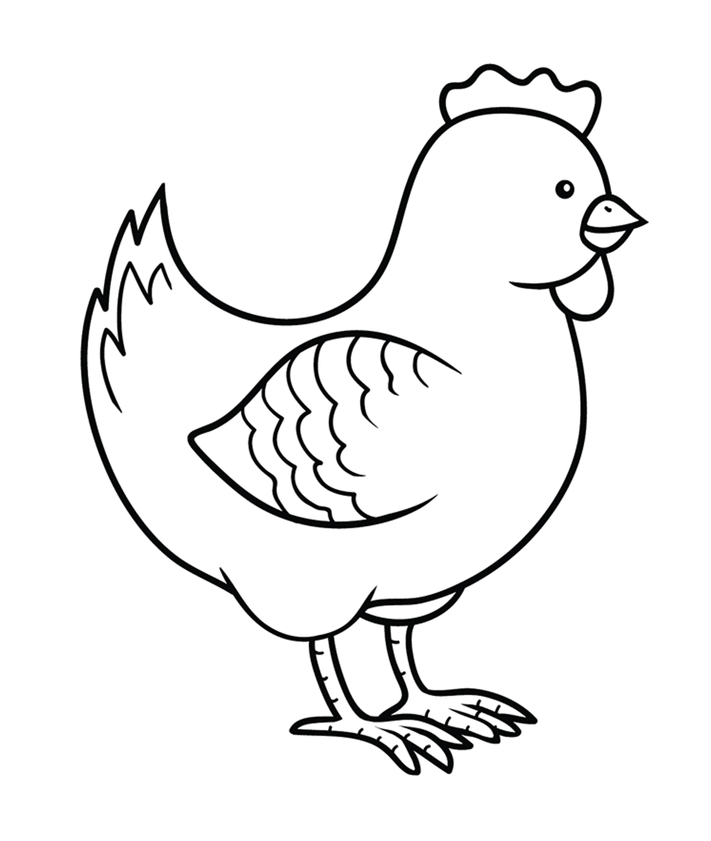  Защищенный заботливый цыпленок 